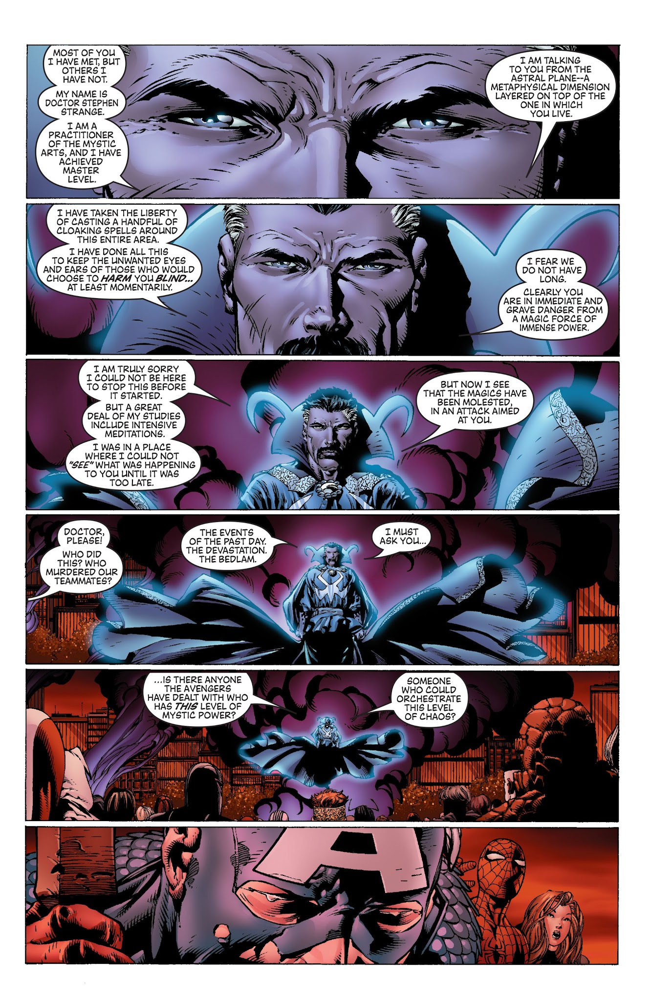 Read online Avengers Disassembled comic -  Issue #4 - 5