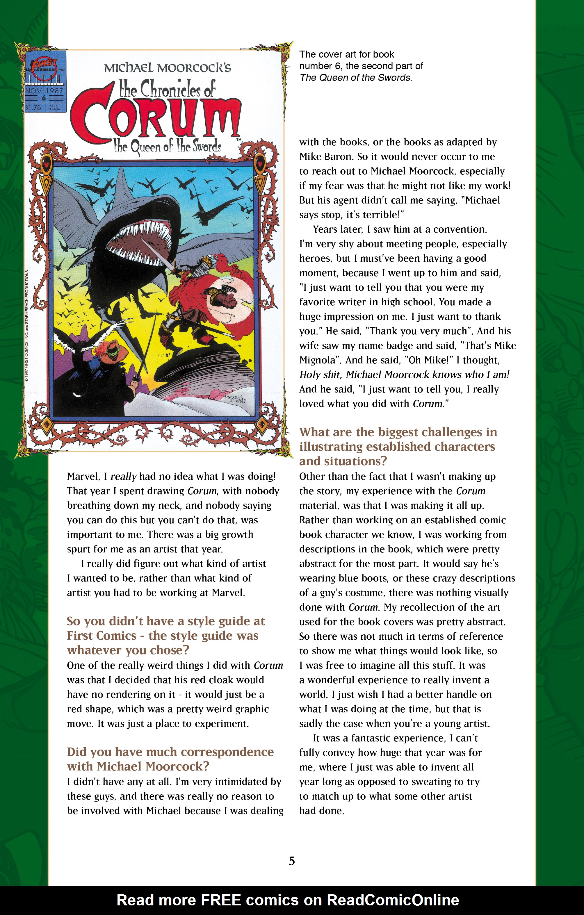 Read online The Michael Moorcock Library comic -  Issue # TPB 8 - 6