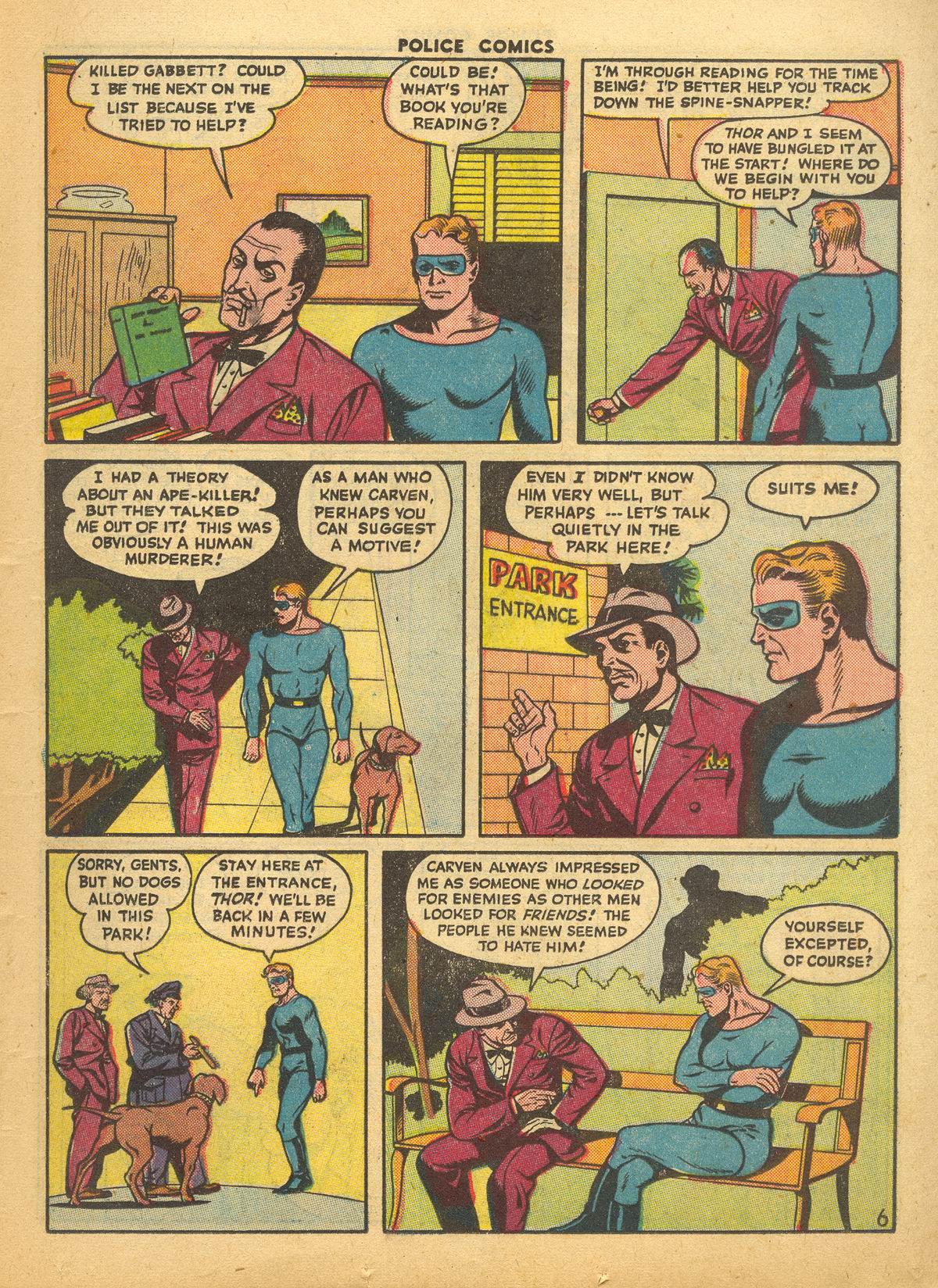 Read online Police Comics comic -  Issue #64 - 25