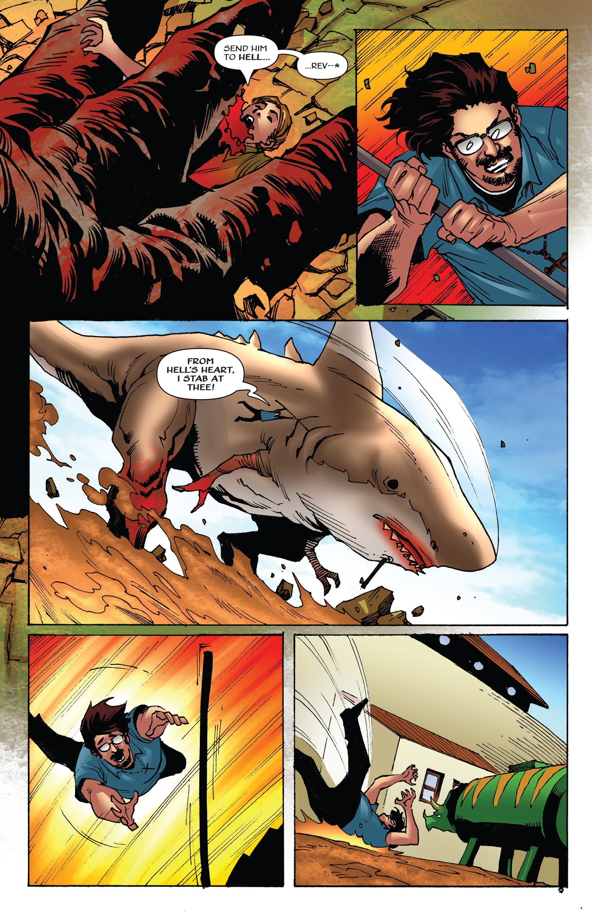 Read online Sharkasaurus comic -  Issue # TPB - 88