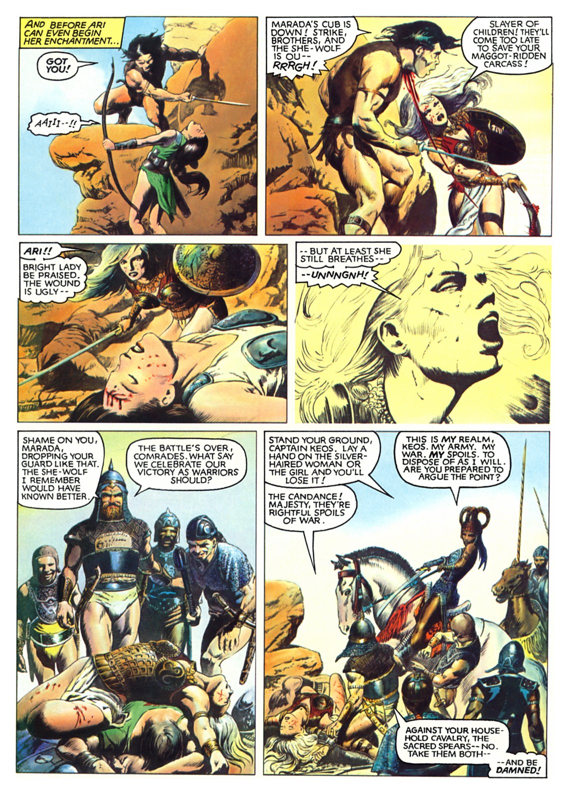 Read online Marvel Graphic Novel comic -  Issue #21 - Marada the She-Wolf - 46