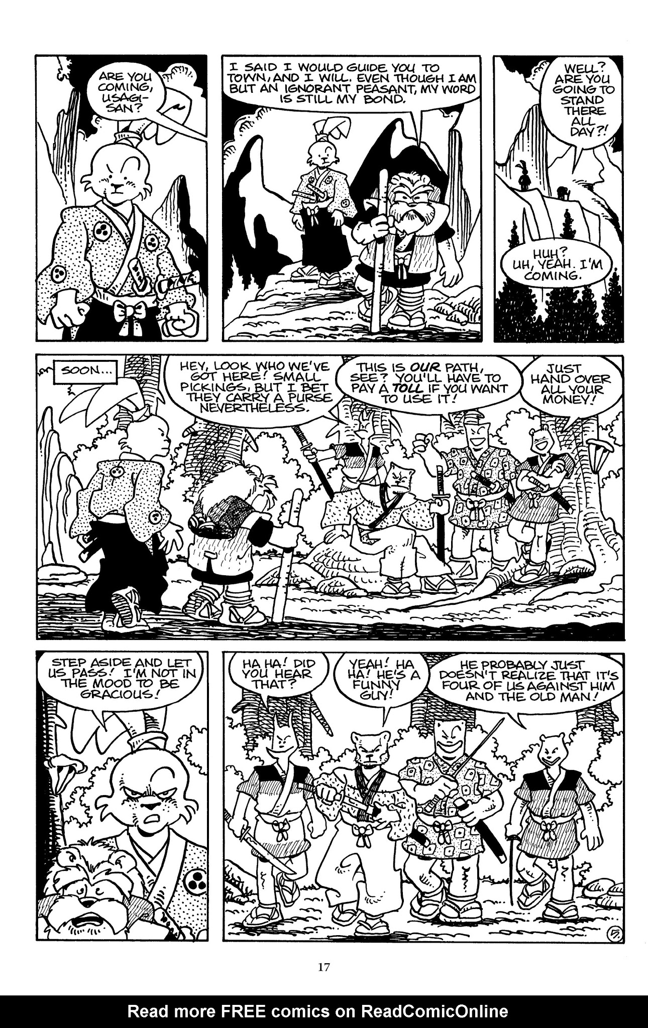 Read online The Usagi Yojimbo Saga comic -  Issue # TPB 3 - 17