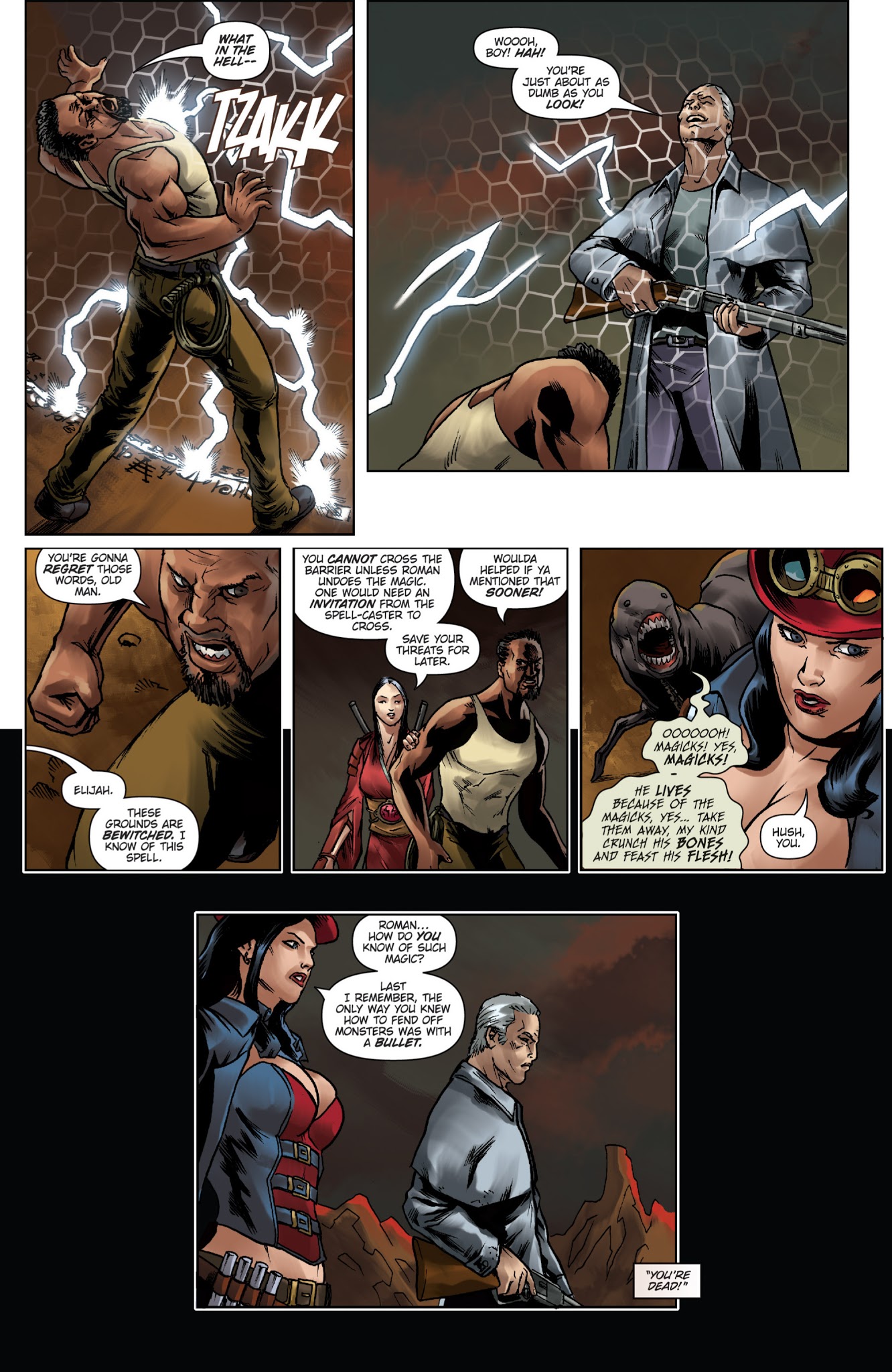 Read online Grimm Fairy Tales presents Hunters: The Shadowlands comic -  Issue # TPB - 37