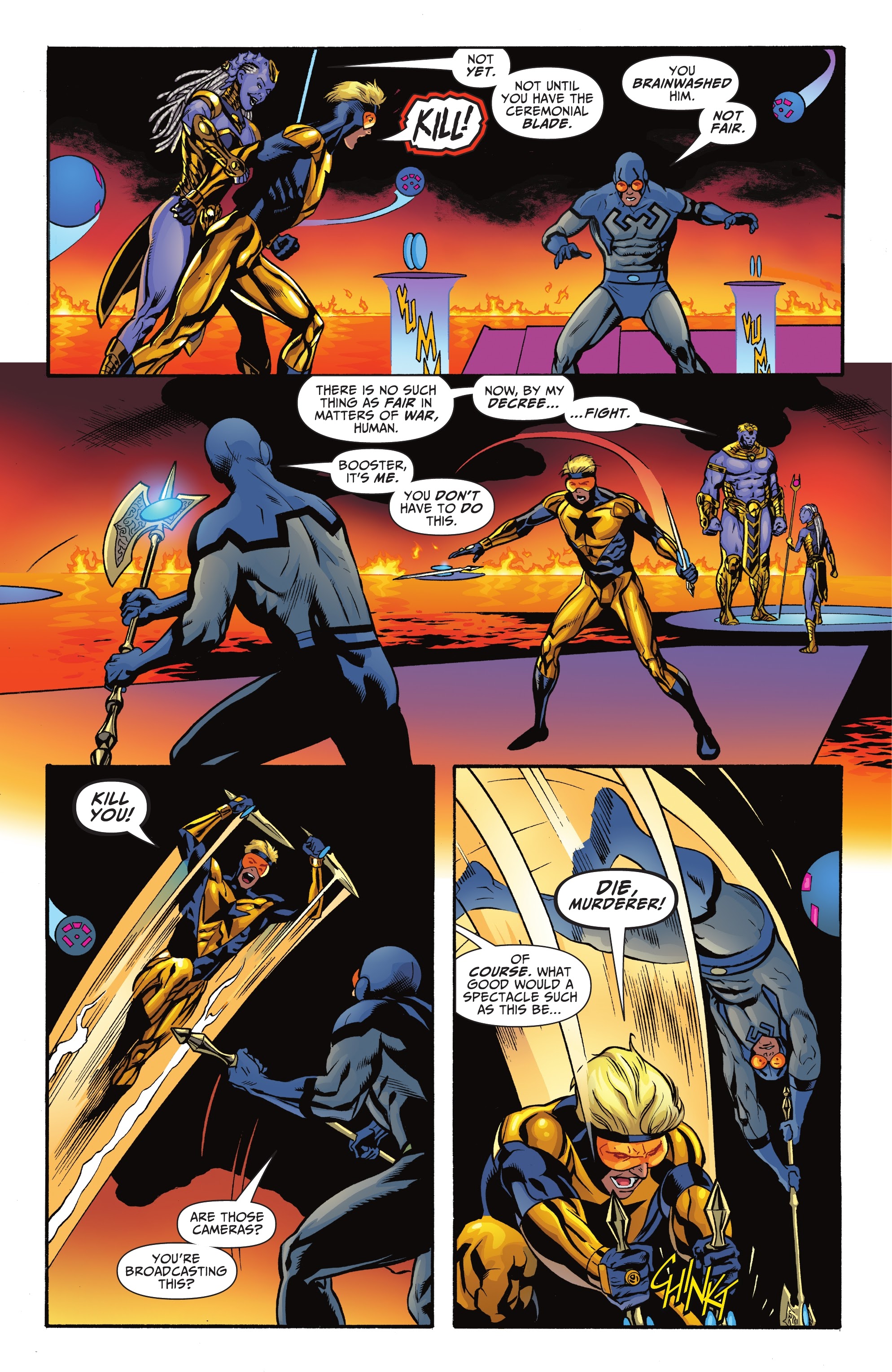 Read online Blue & Gold comic -  Issue #6 - 9