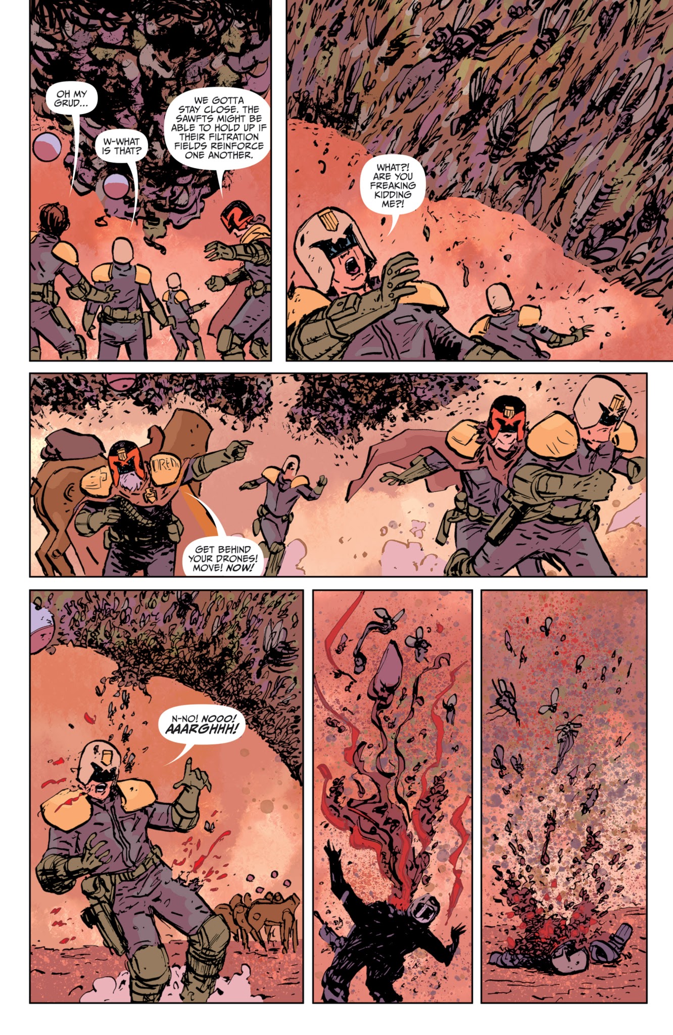 Read online Judge Dredd: The Blessed Earth comic -  Issue #4 - 13