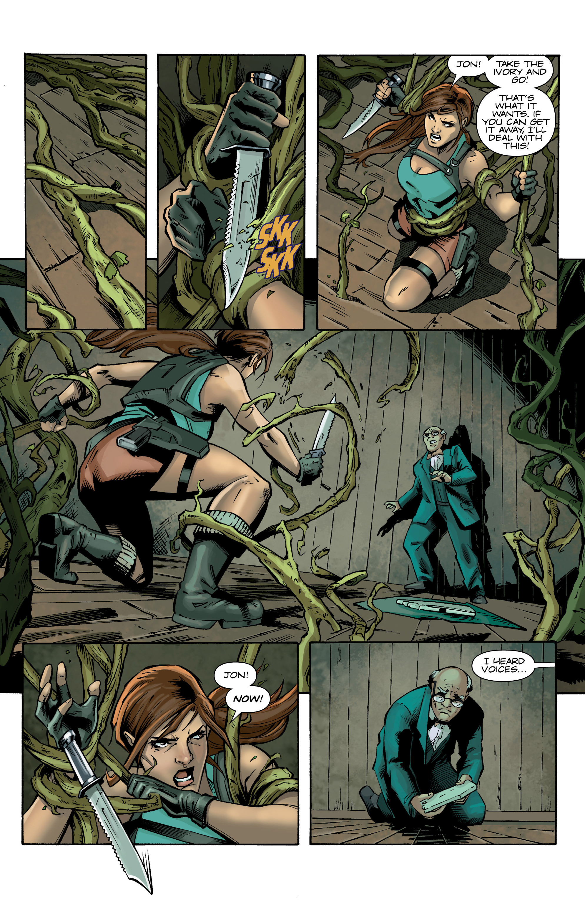 Read online Lara Croft and the Frozen Omen comic -  Issue #2 - 3