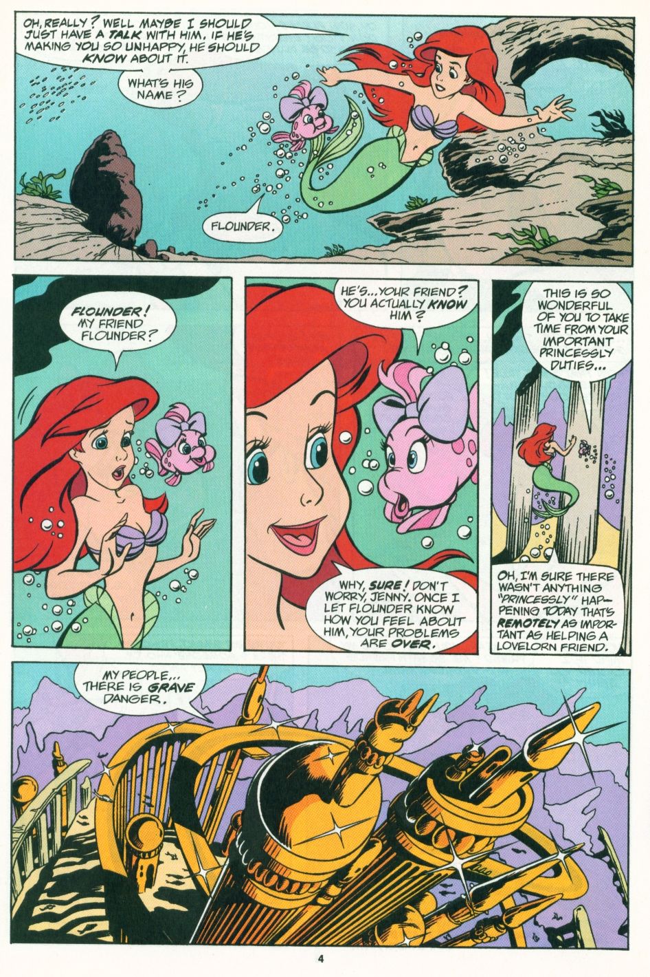 Read online Disney's The Little Mermaid Limited Series comic -  Issue #3 - 5