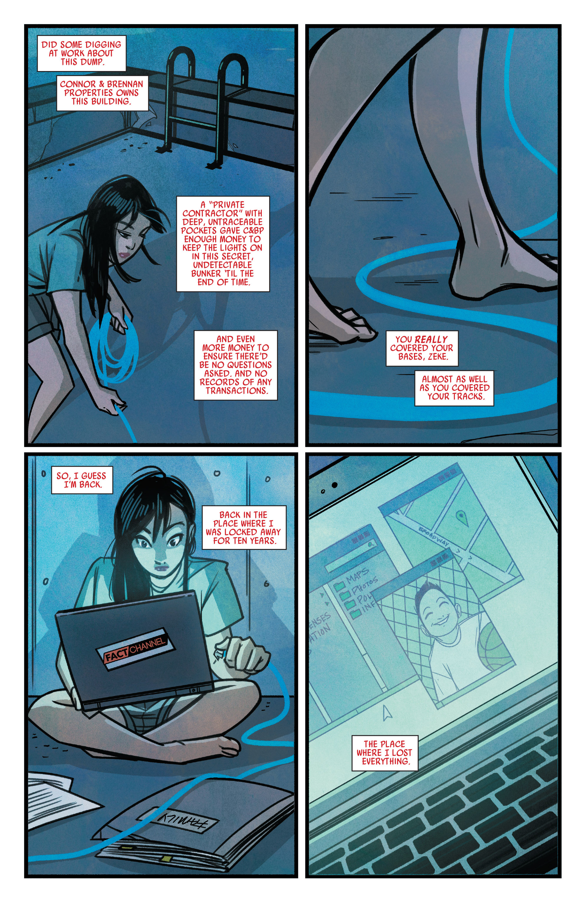 Read online Silk (2015) comic -  Issue #1 - 20