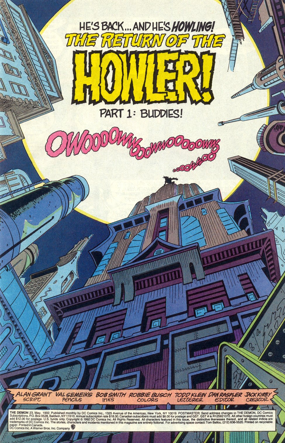 Read online The Demon (1990) comic -  Issue #23 - 2