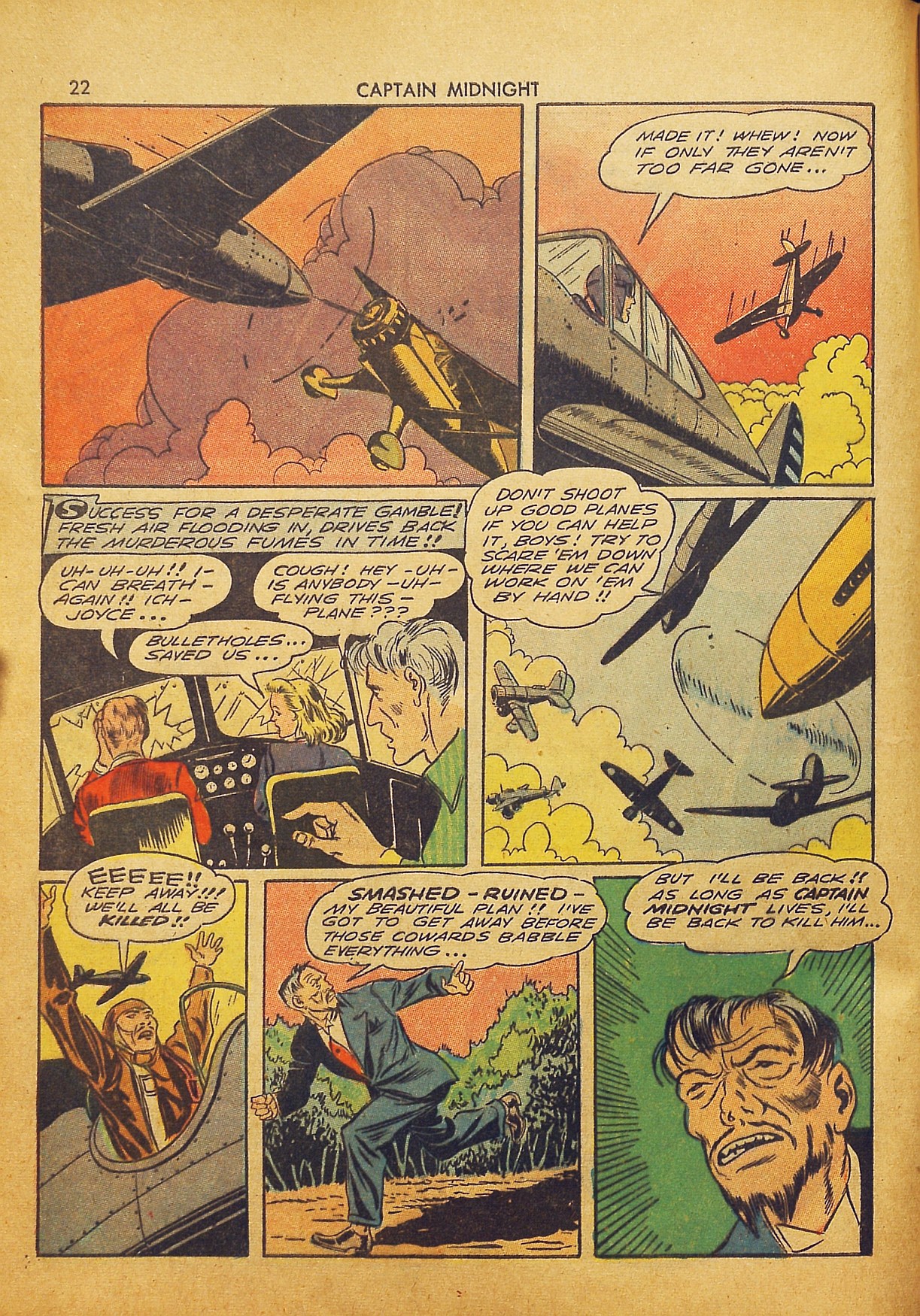 Read online Captain Midnight (1942) comic -  Issue #2 - 21