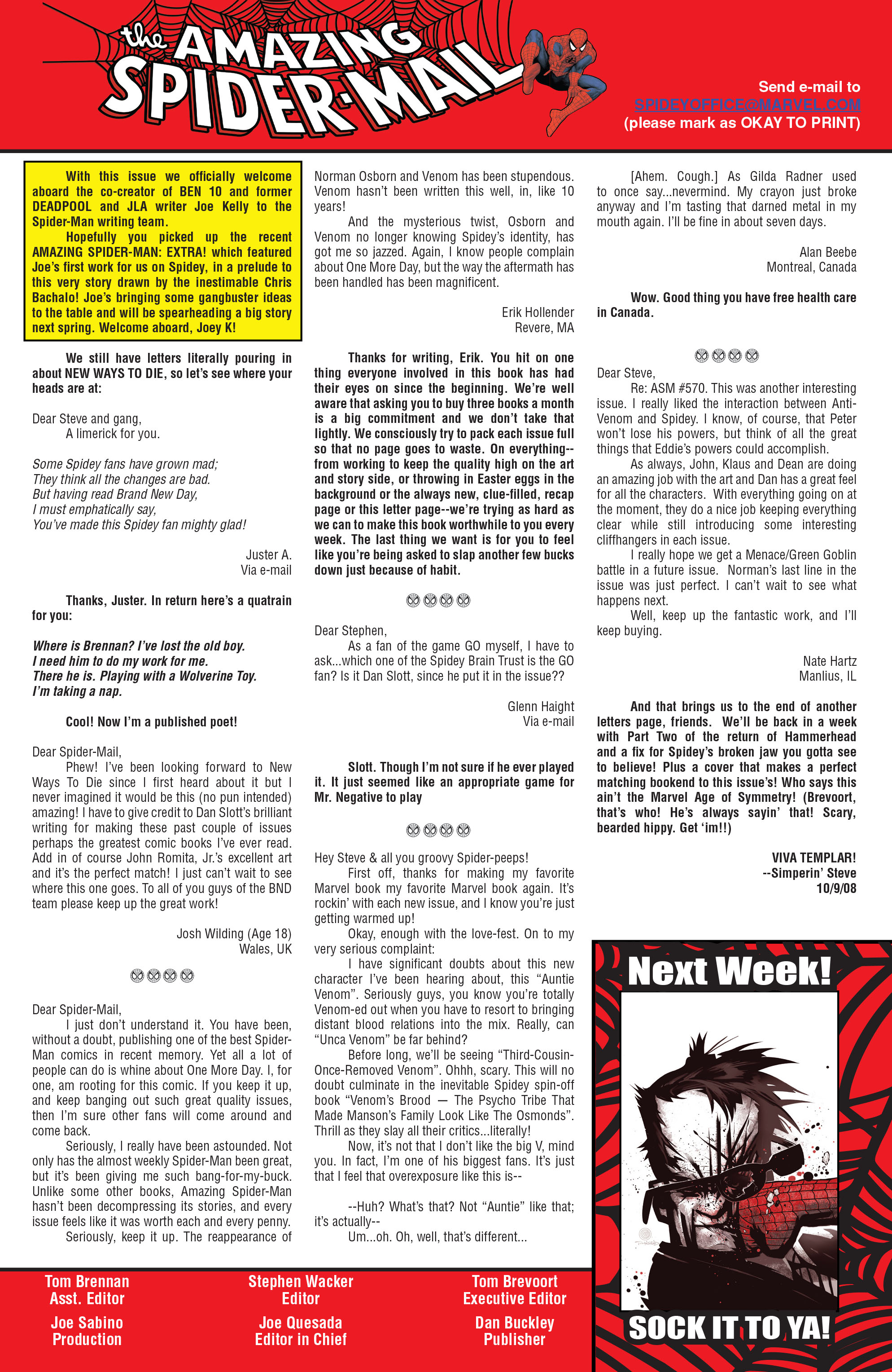 Read online The Amazing Spider-Man (1963) comic -  Issue #575 - 23