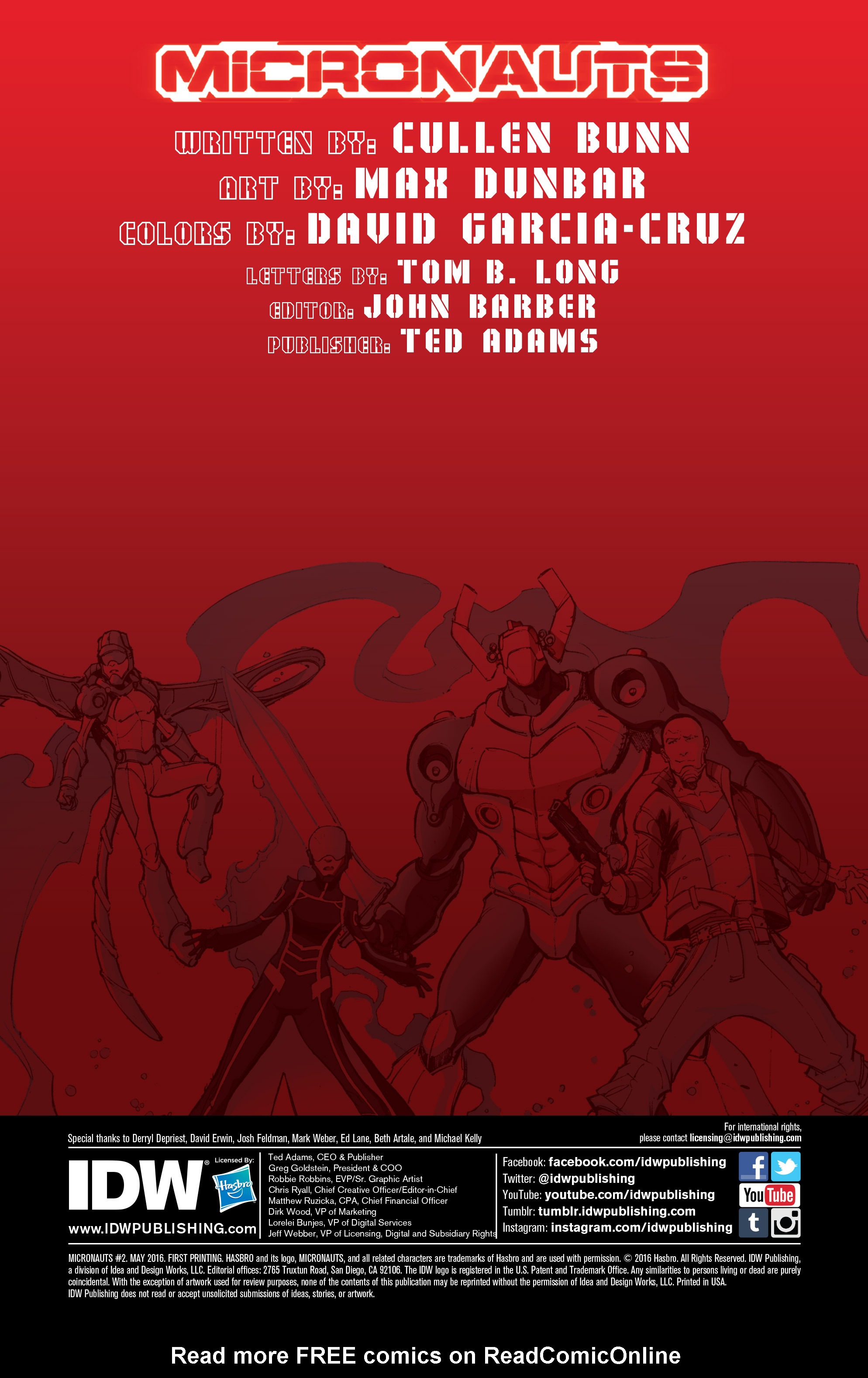 Read online Micronauts (2016) comic -  Issue #2 - 2