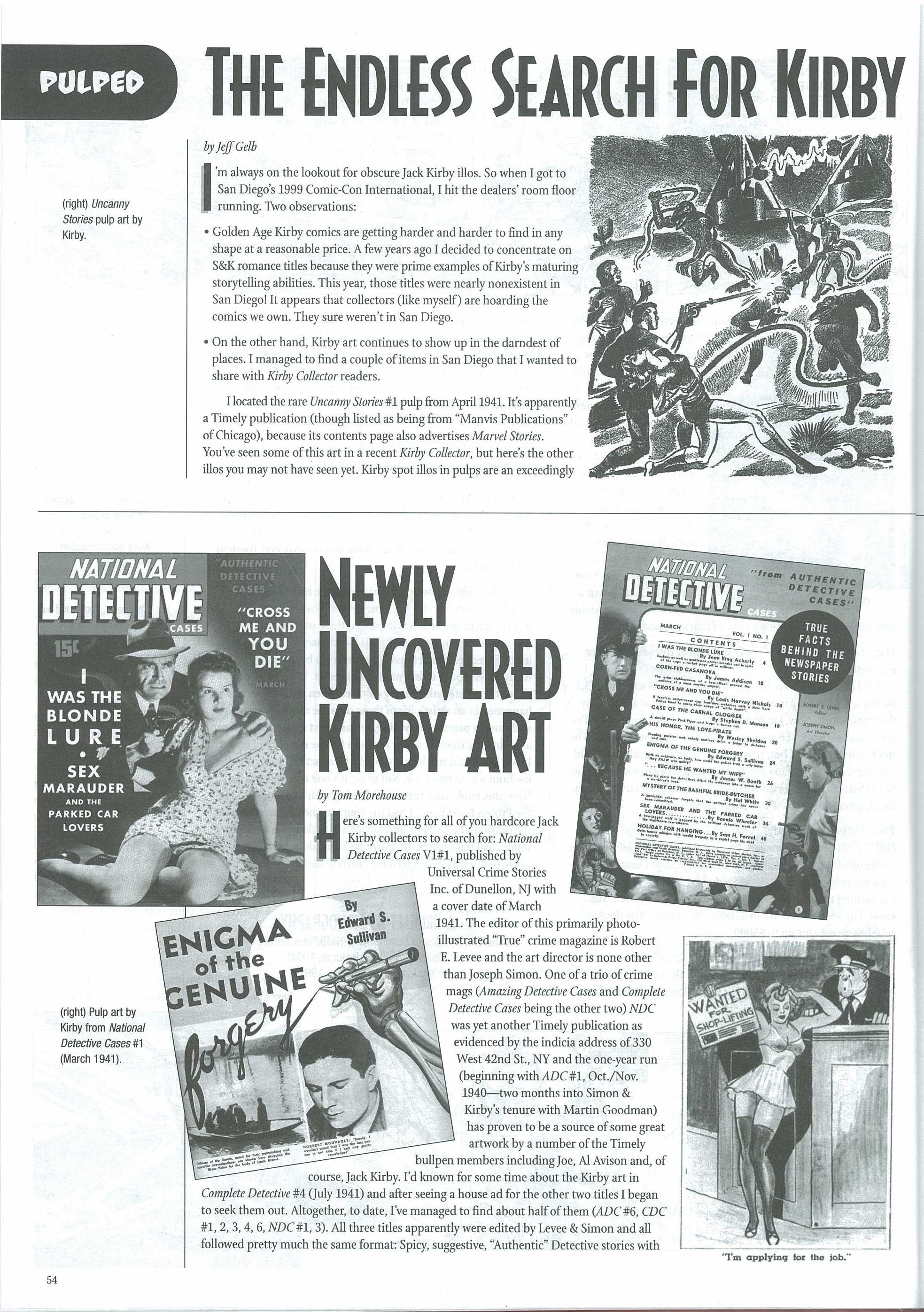 Read online The Jack Kirby Collector comic -  Issue #34 - 57