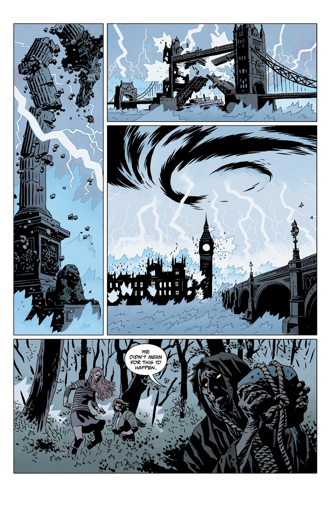 Read online Hellboy: The Storm And The Fury comic -  Issue # TPB - 129
