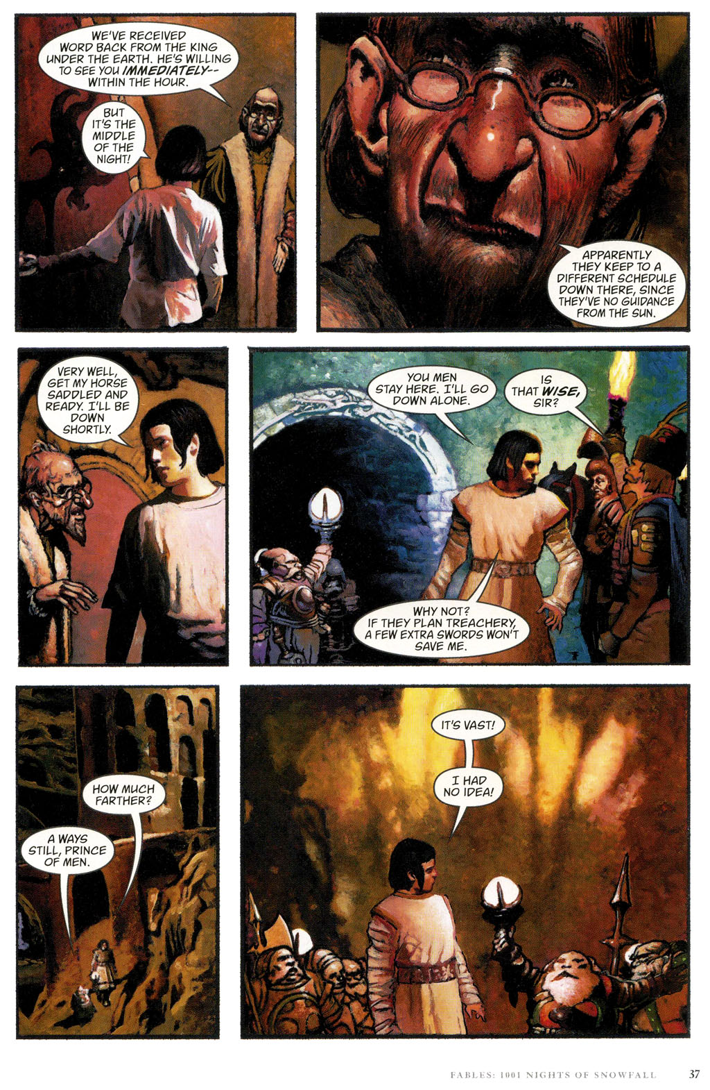 Read online Fables: 1001 Nights of Snowfall comic -  Issue # Full - 37