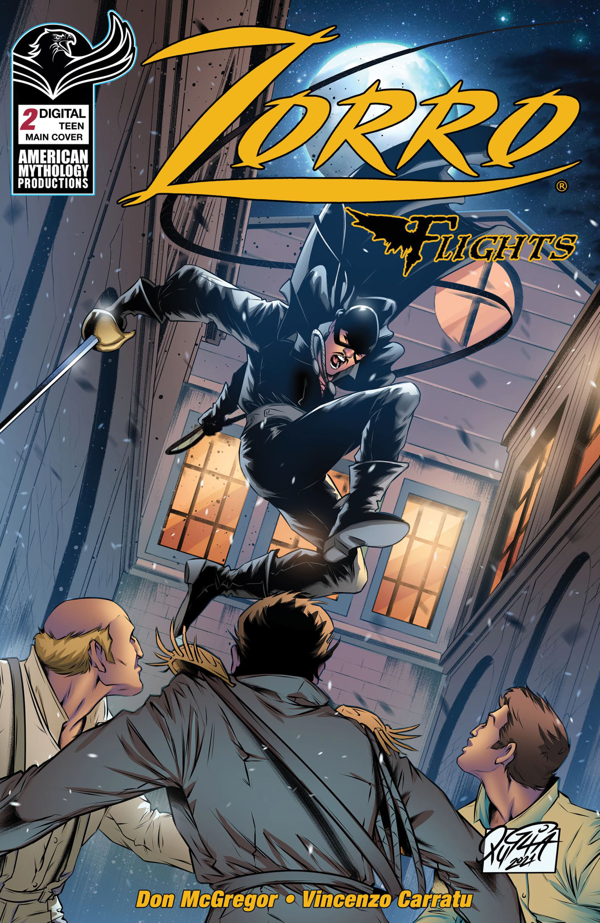 Read online Zorro Flights comic -  Issue #2 - 1