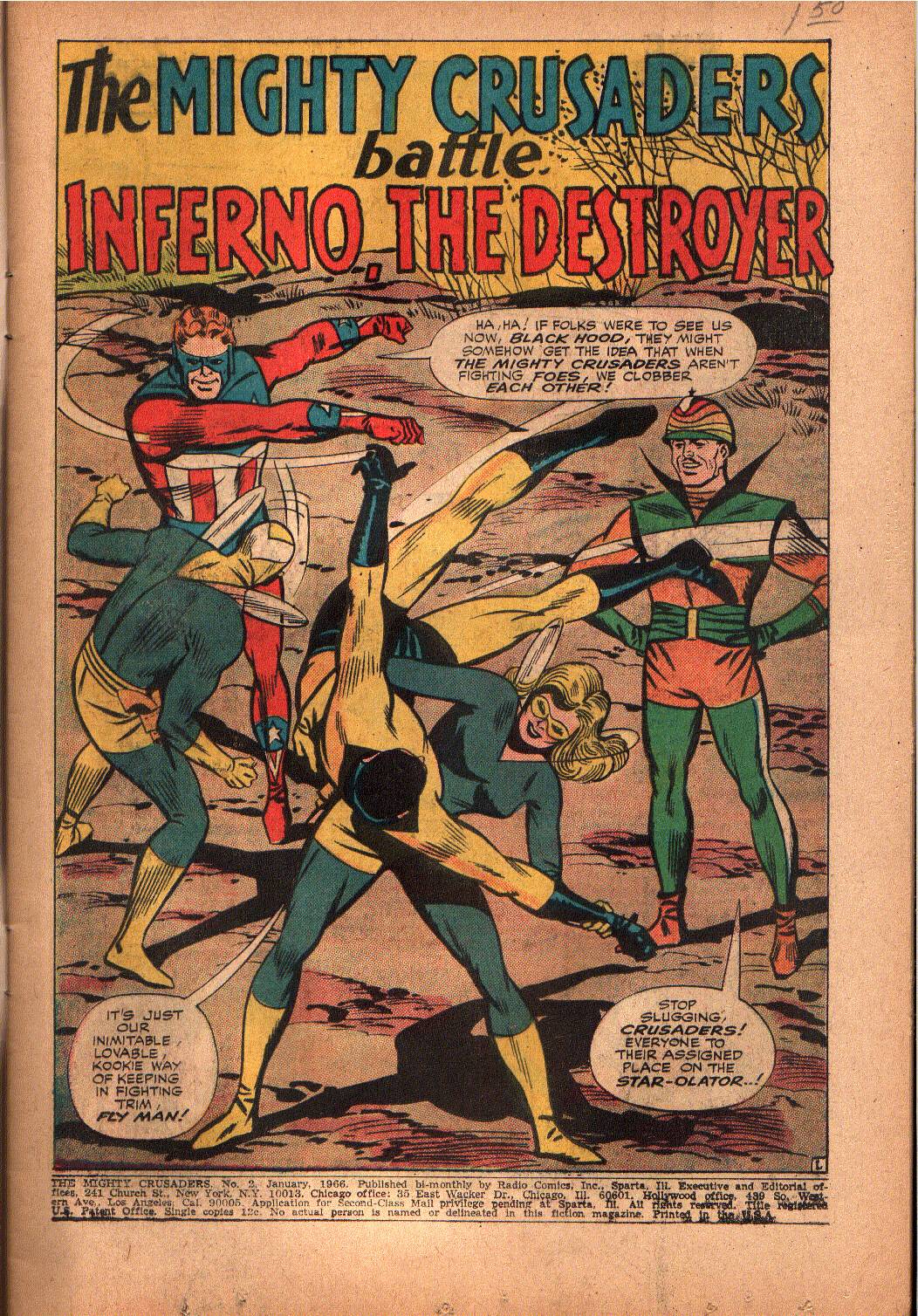 Read online The Mighty Crusaders (1965) comic -  Issue #2 - 2