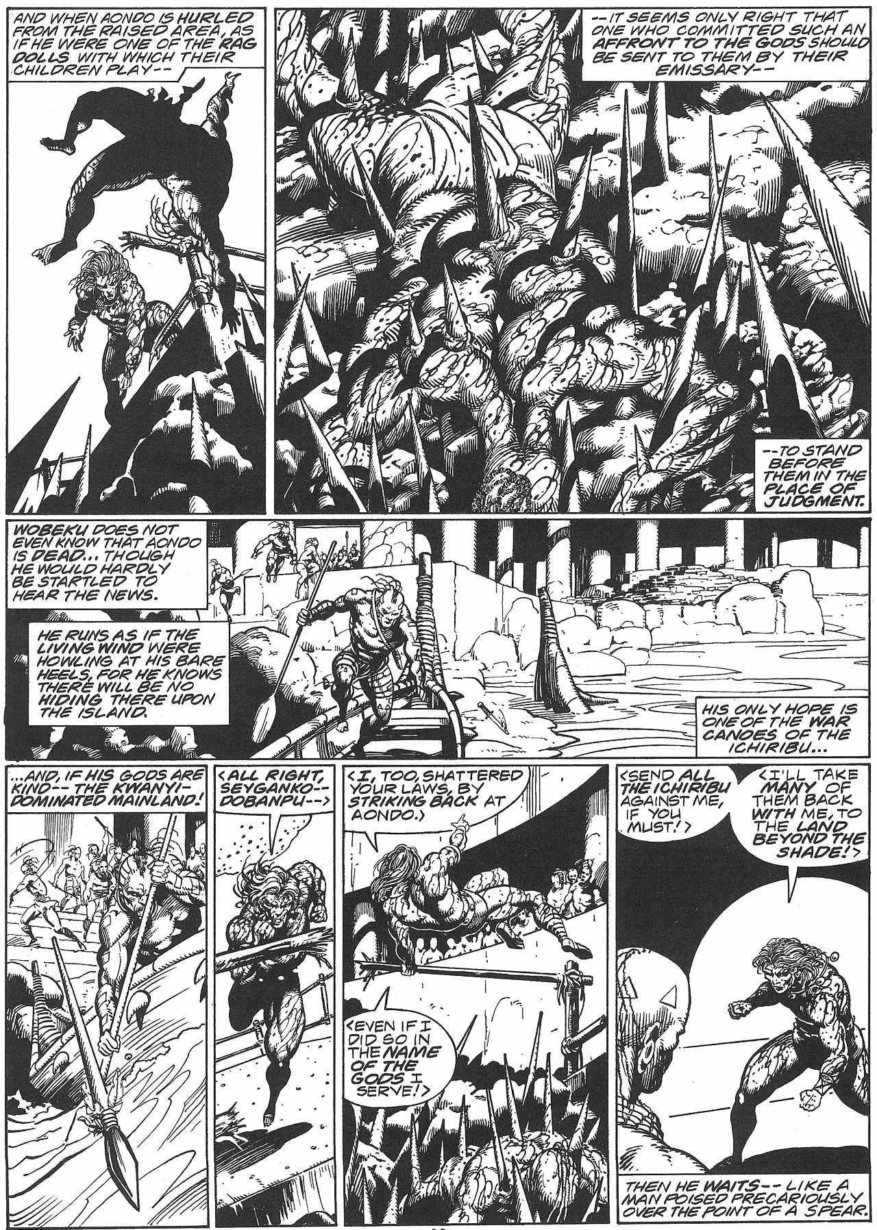Read online The Savage Sword Of Conan comic -  Issue #213 - 24