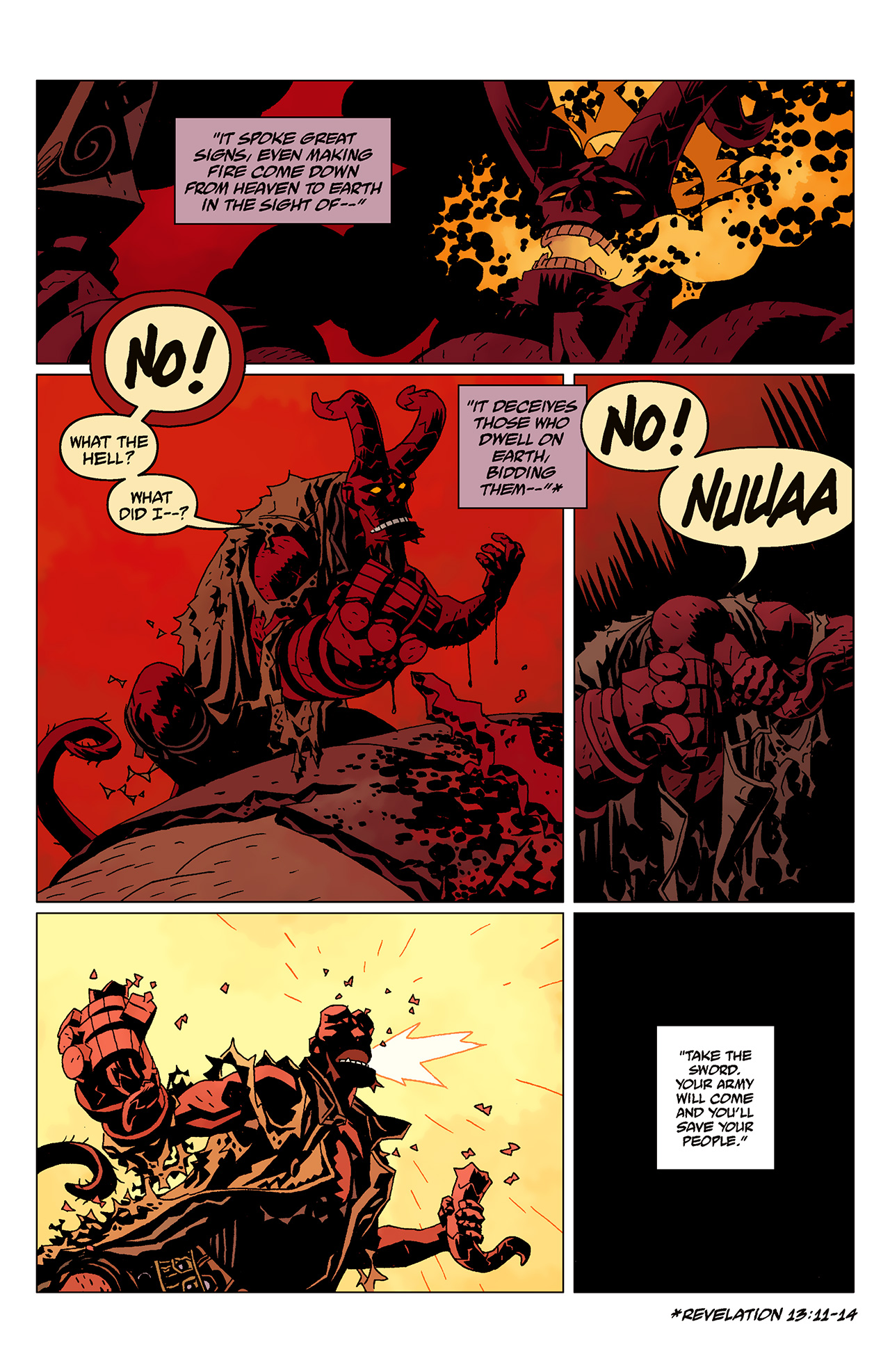 Read online Hellboy: The Wild Hunt comic -  Issue #6 - 19