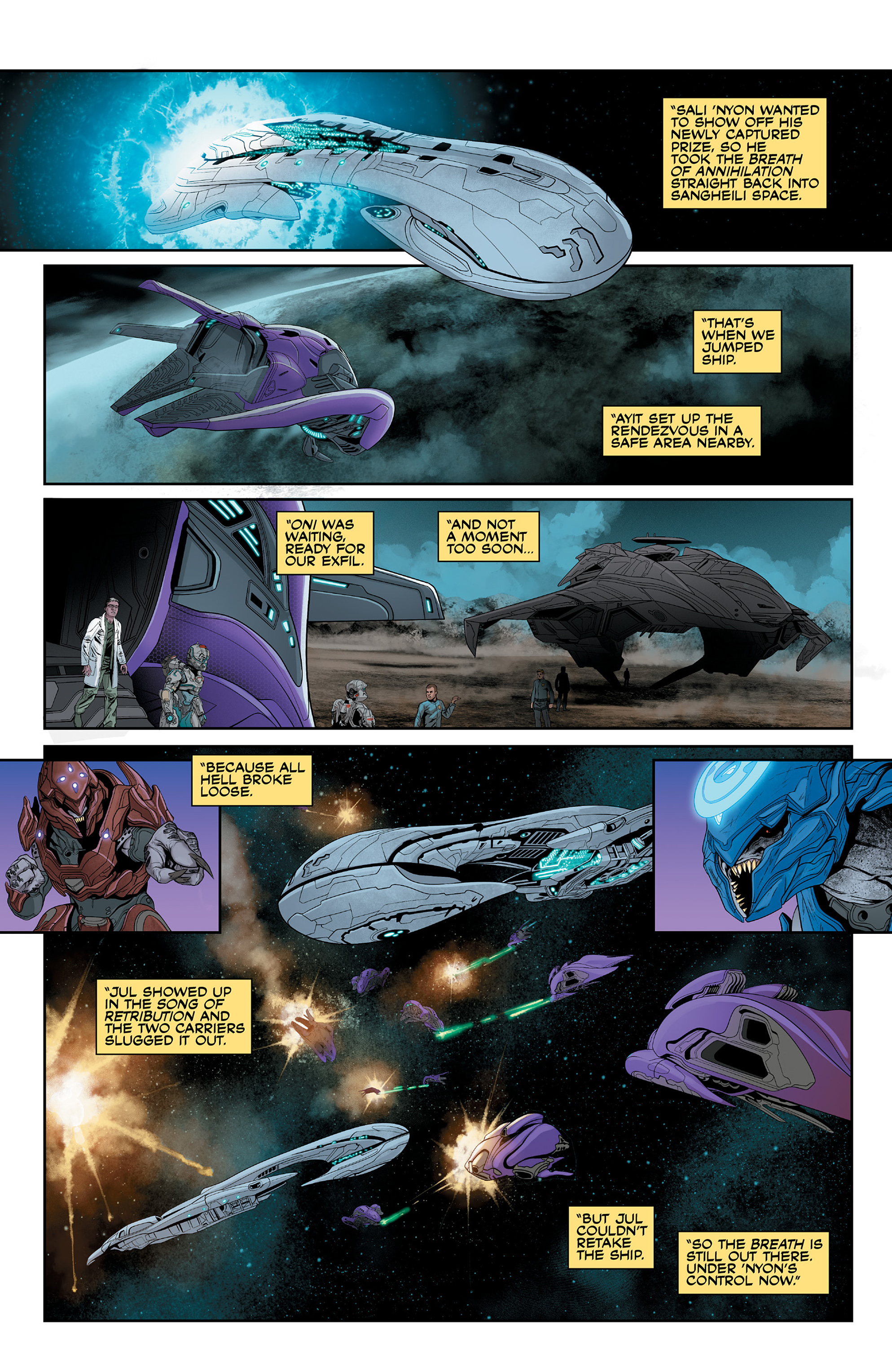 Read online Halo: Escalation comic -  Issue #24 - 23