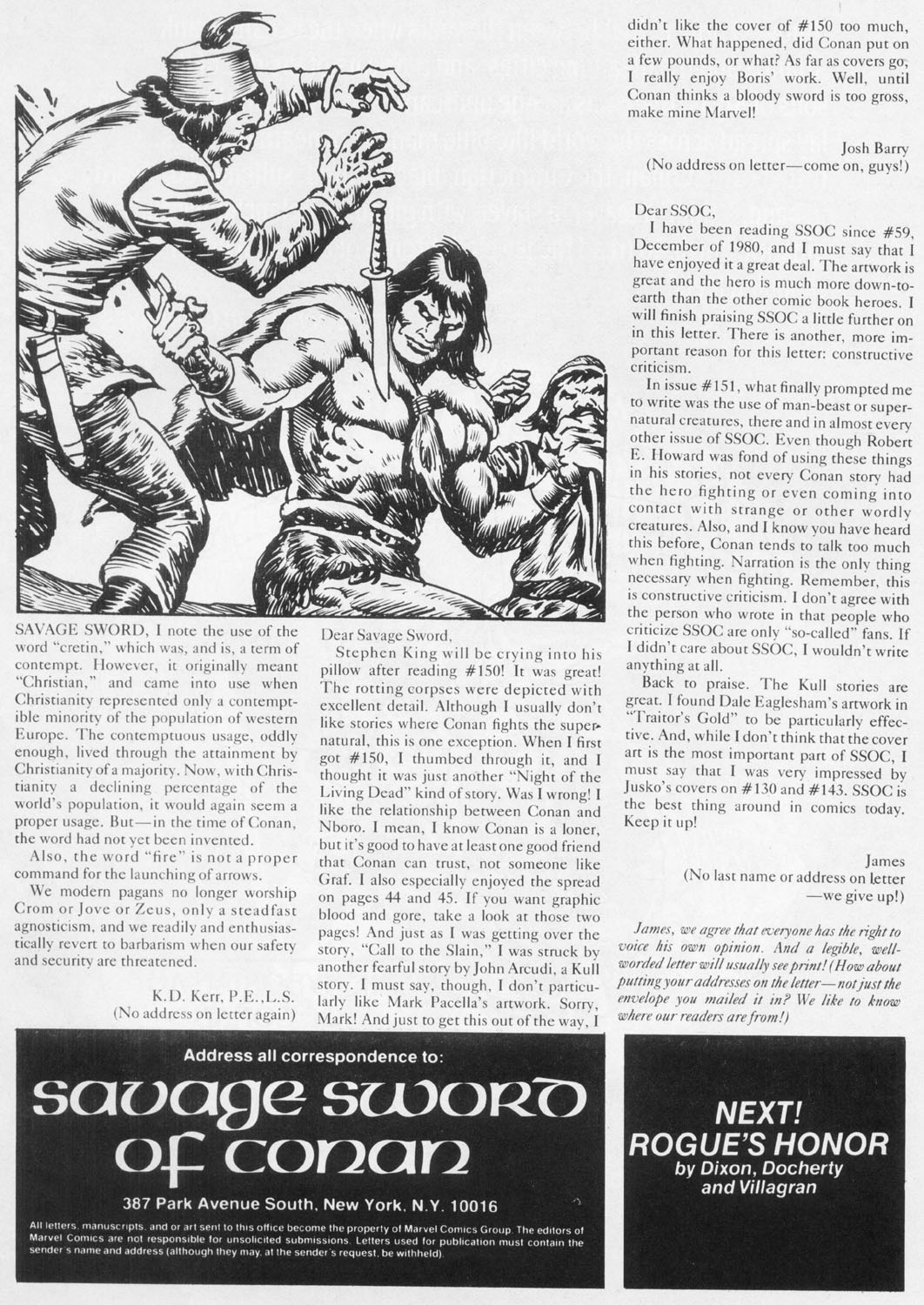 Read online The Savage Sword Of Conan comic -  Issue #155 - 5
