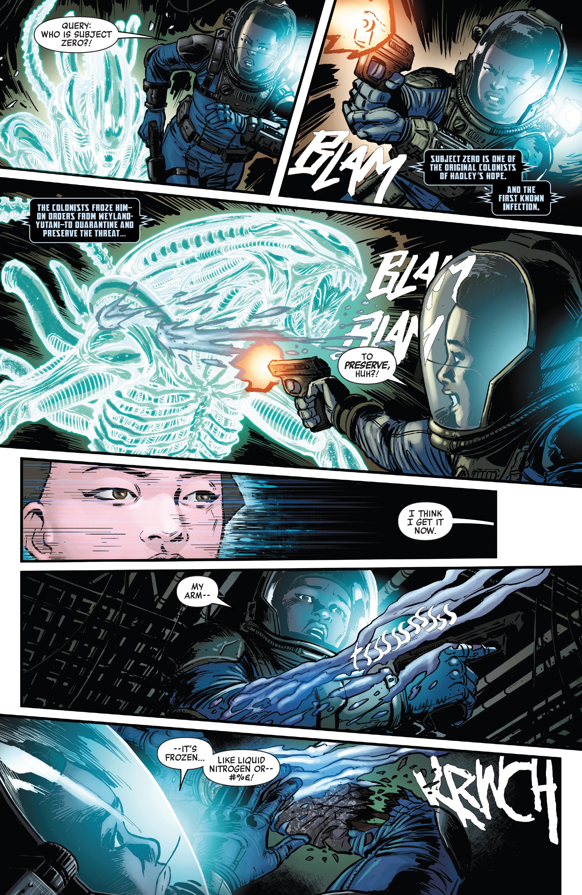 Read online Aliens: Aftermath comic -  Issue # Full - 24