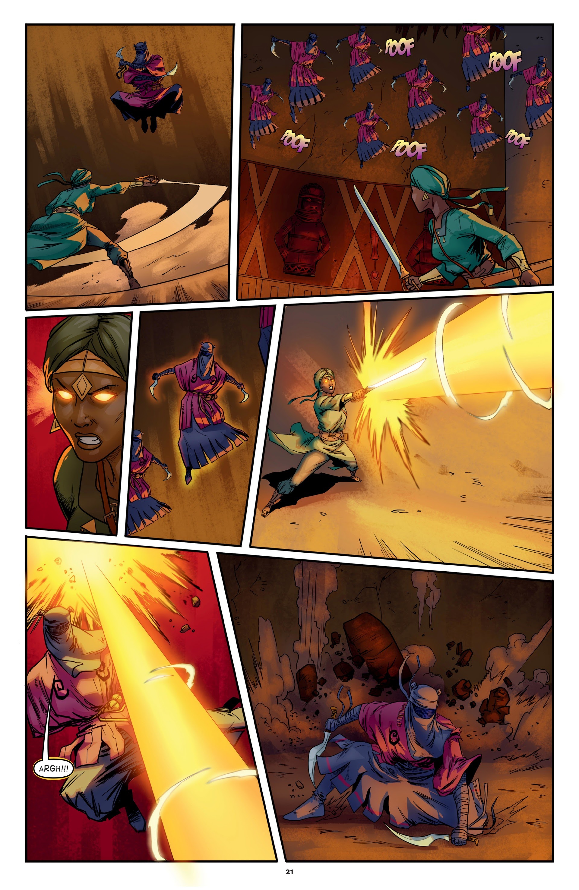 Read online Malika: Warrior Queen comic -  Issue # TPB 2 (Part 1) - 23