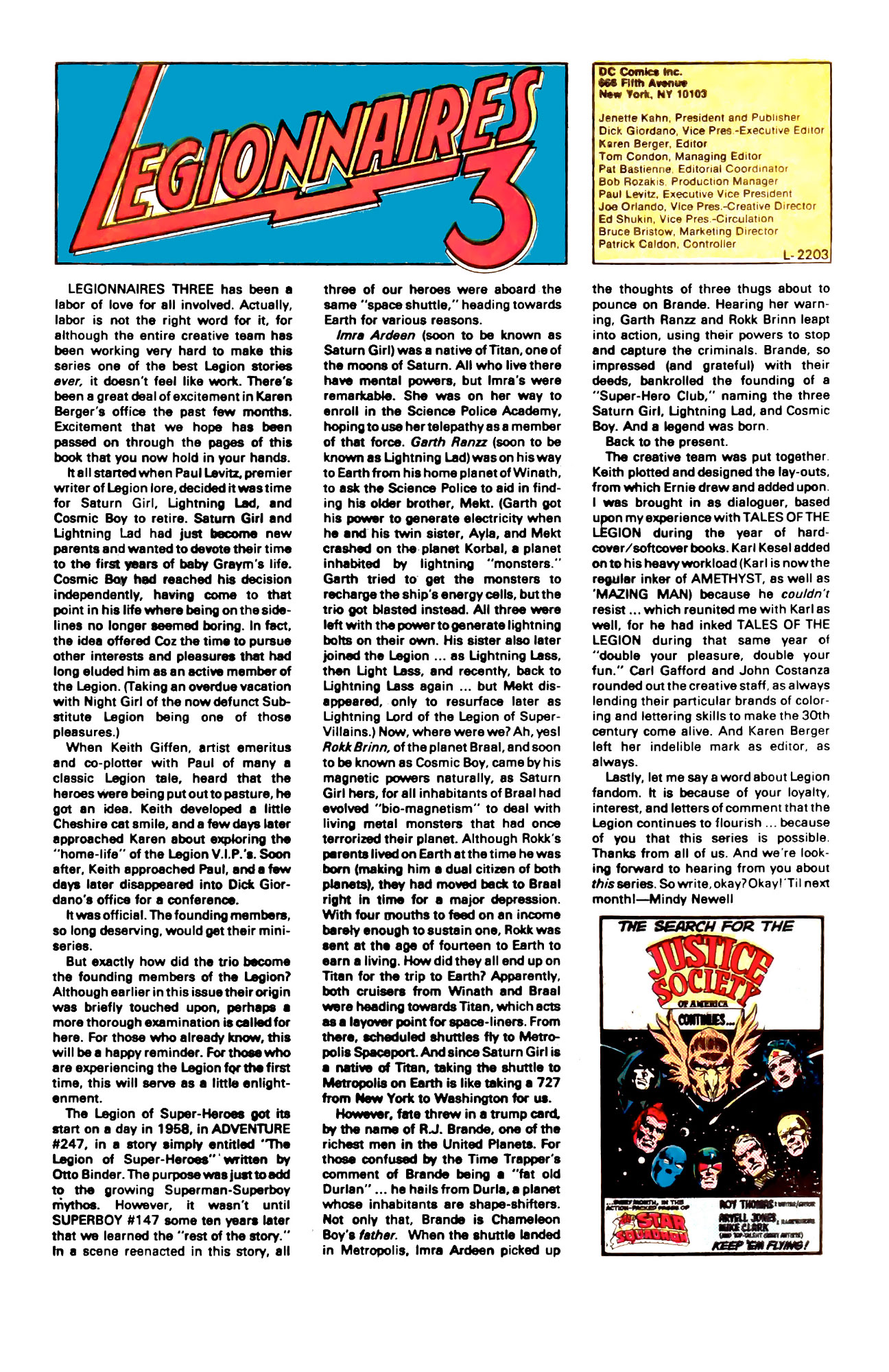 Read online Legionnaires 3 comic -  Issue #1 - 25