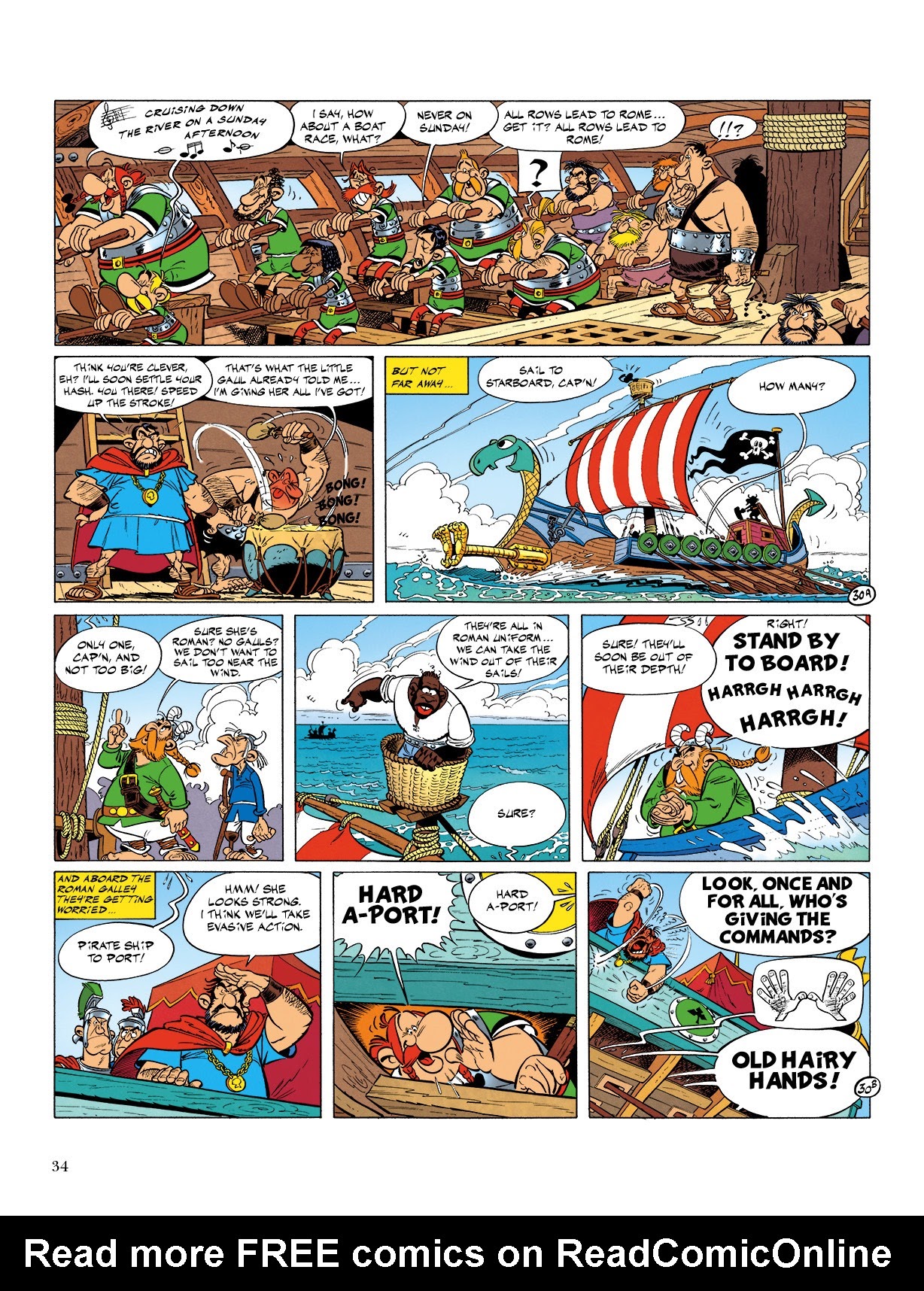 Read online Asterix comic -  Issue #10 - 35