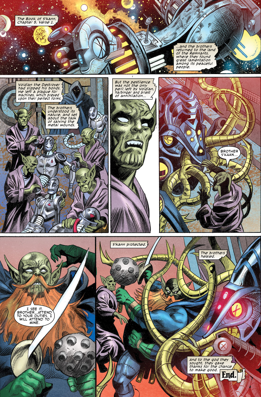 Read online Secret Invasion Aftermath: Beta Ray Bill - The Green of Eden comic -  Issue # Full - 32