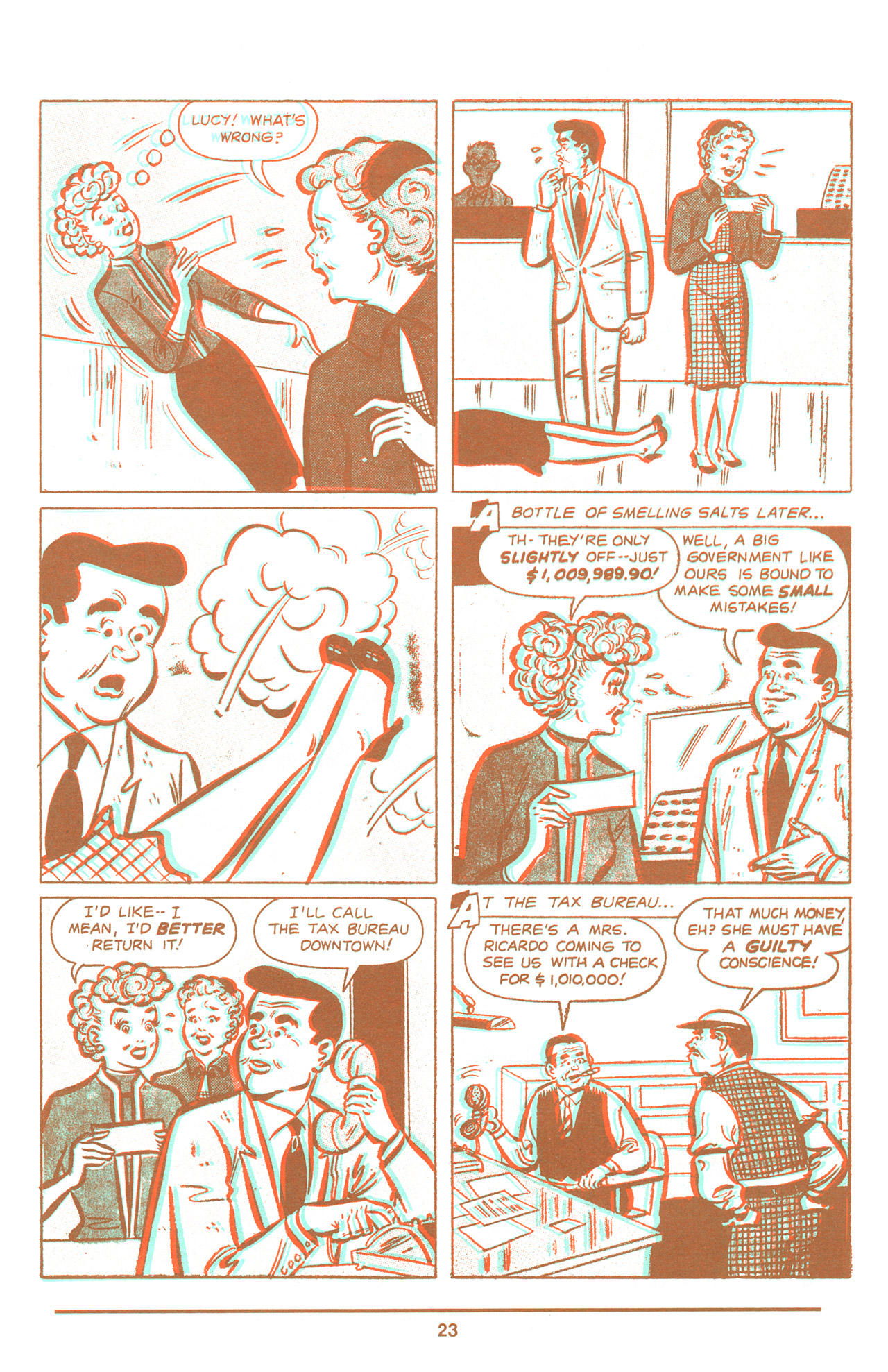 Read online I Love Lucy in 3-D comic -  Issue # Full - 25