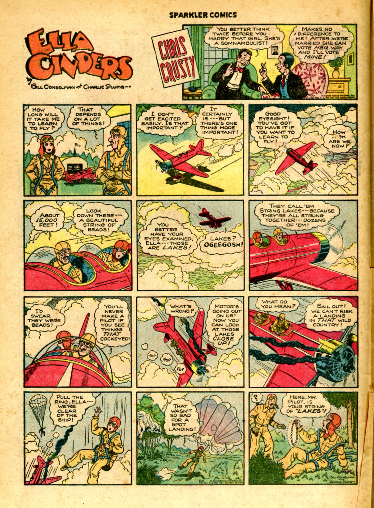 Read online Sparkler Comics comic -  Issue #27 - 16