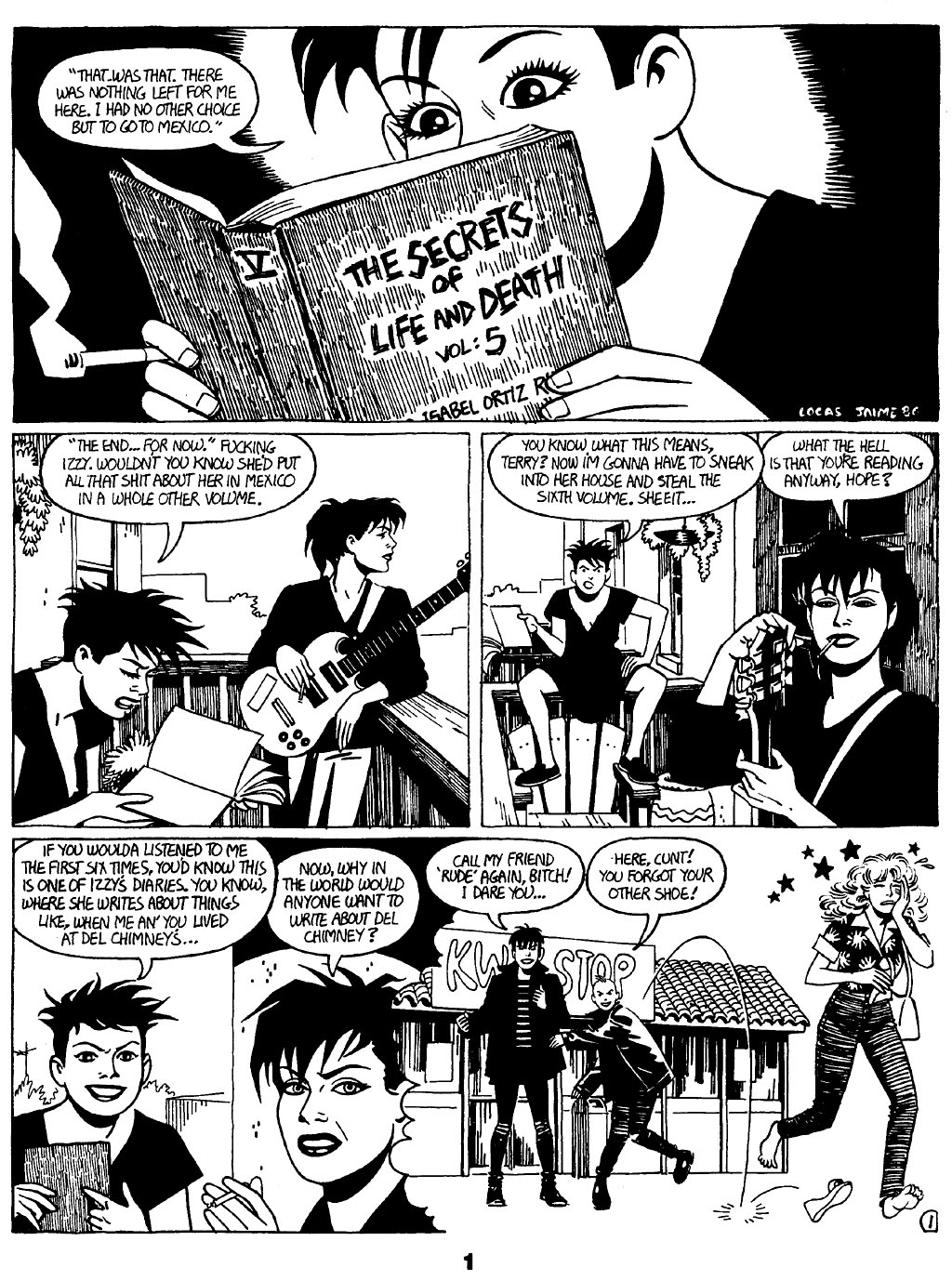 Read online Love and Rockets (1982) comic -  Issue #19 - 3