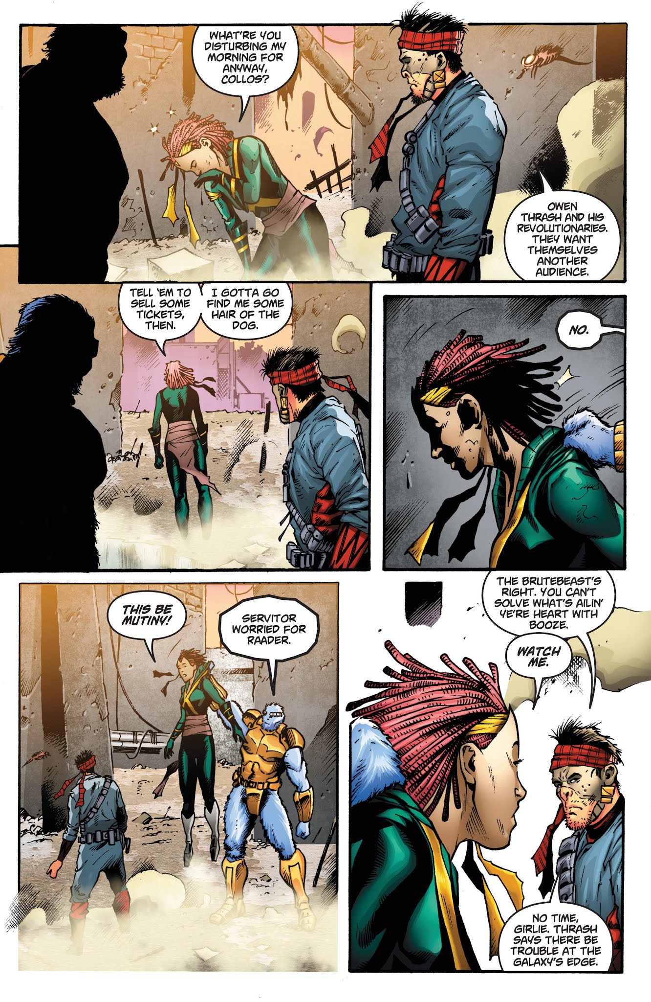 Read online Swashbucklers: The Saga Continues comic -  Issue #3 - 5