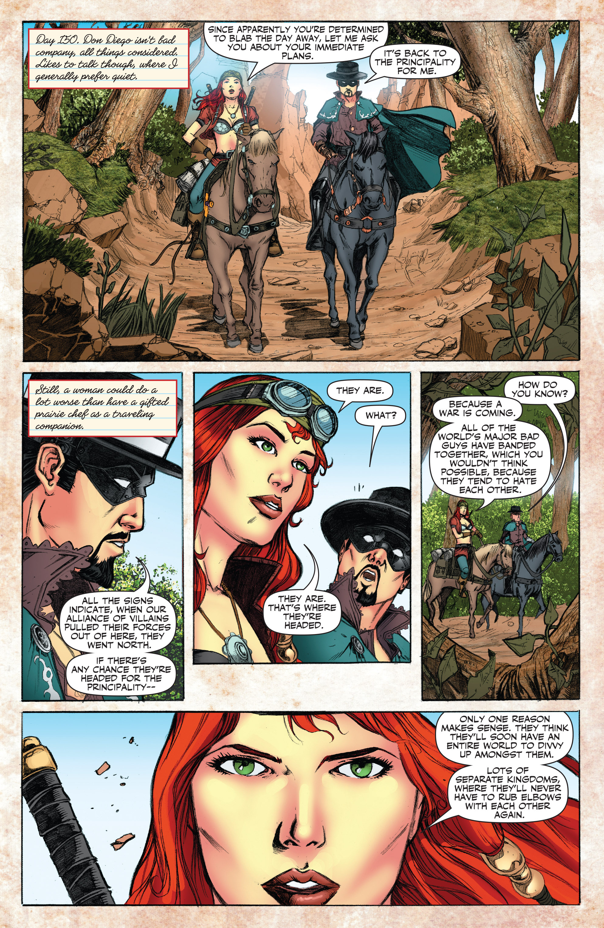 Read online Legenderry: A Steampunk Adventure comic -  Issue #6 - 20