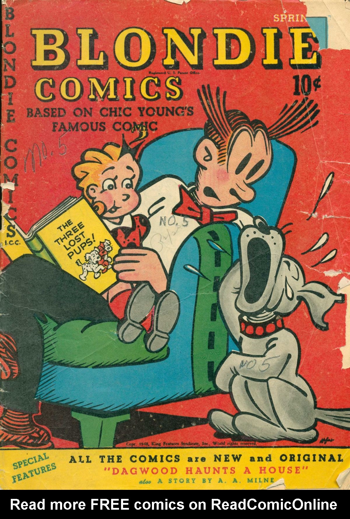 Read online Blondie Comics (1947) comic -  Issue #5 - 1