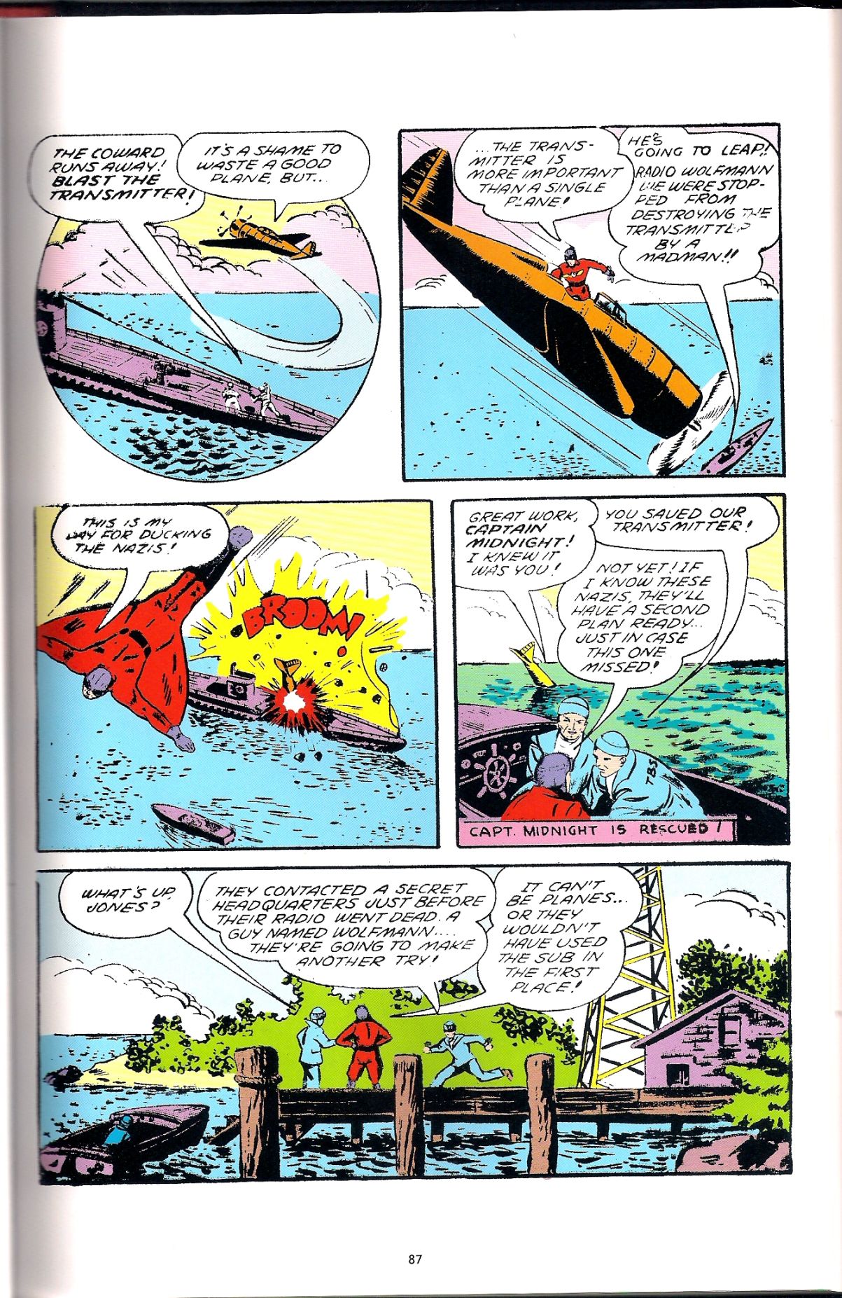 Read online Captain Midnight (1942) comic -  Issue #6 - 19