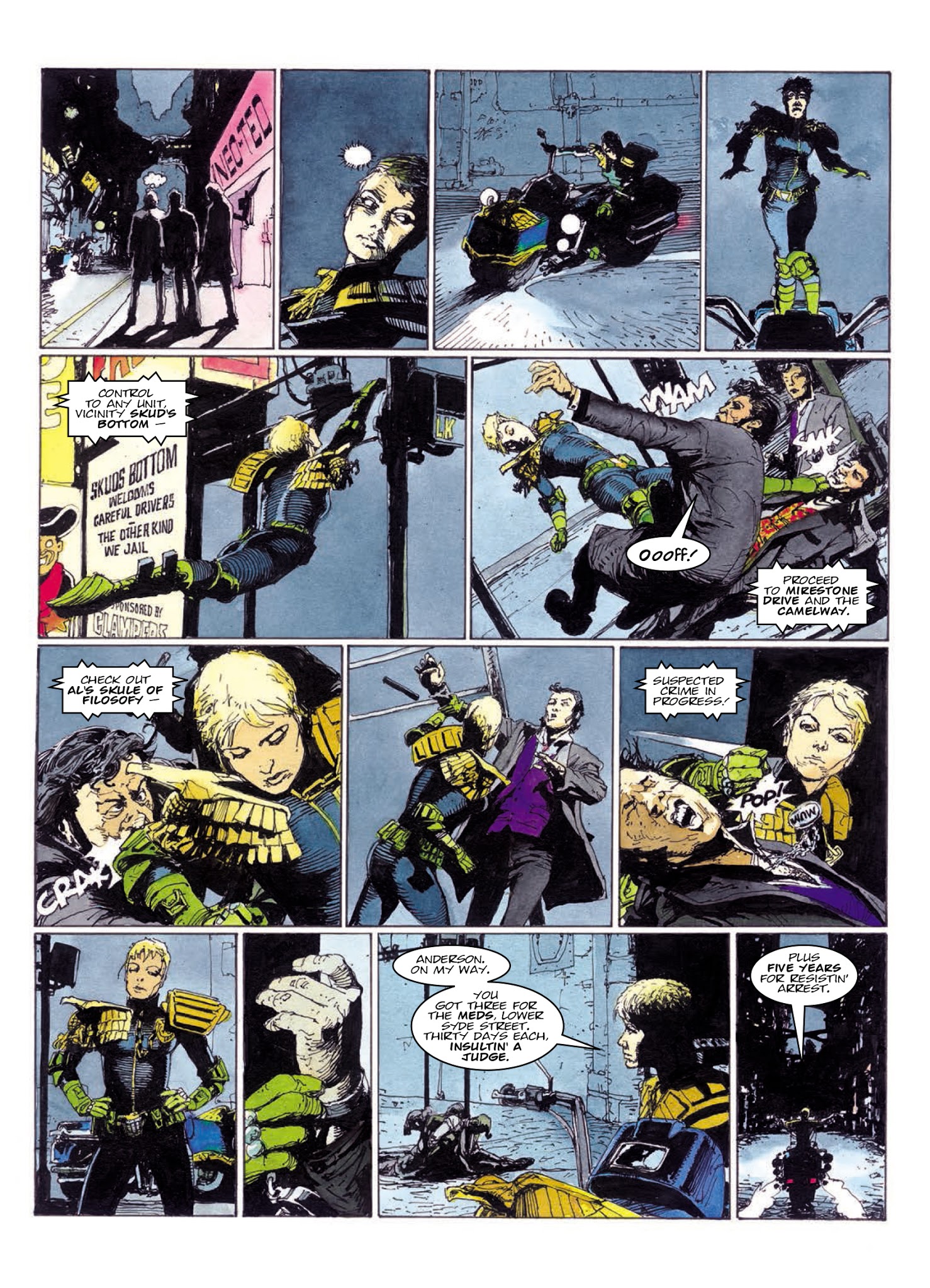 Read online Judge Anderson: The Psi Files comic -  Issue # TPB 4 - 220