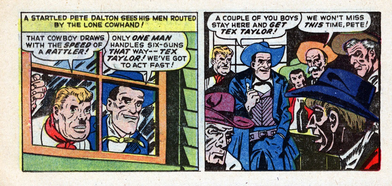 Read online Tex Taylor in "Draw or Die, Cowpoke!" comic -  Issue # Full - 14