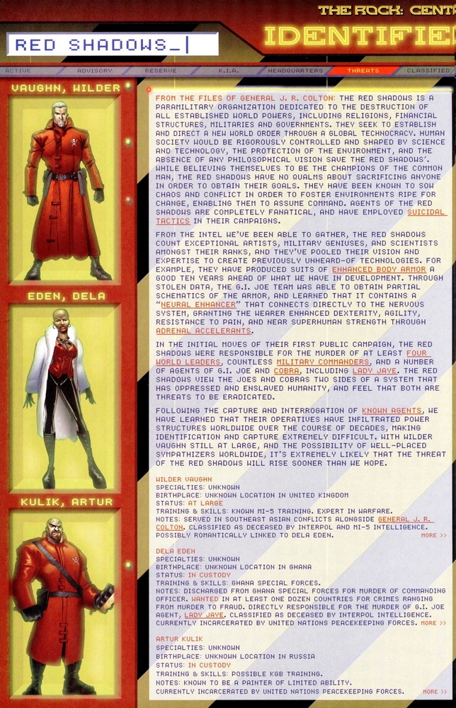Read online G.I. Joe: Data Desk Handbook comic -  Issue #1 - 29
