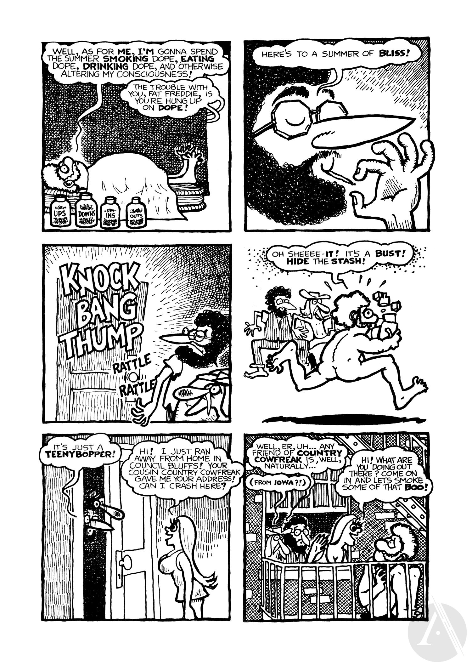 Read online The Fabulous Furry Freak Brothers comic -  Issue #0 - 7