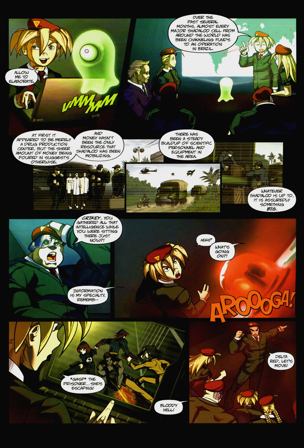Read online Street Fighter (2003) comic -  Issue #9 - 12
