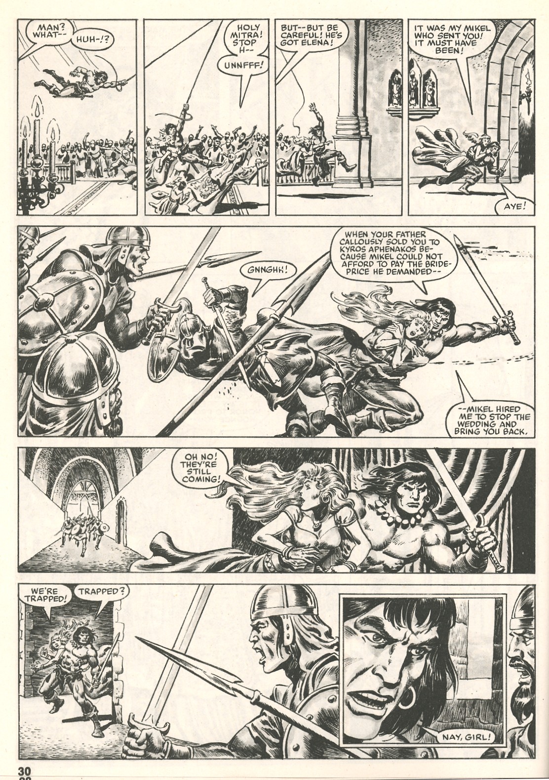 Read online The Savage Sword Of Conan comic -  Issue #109 - 32