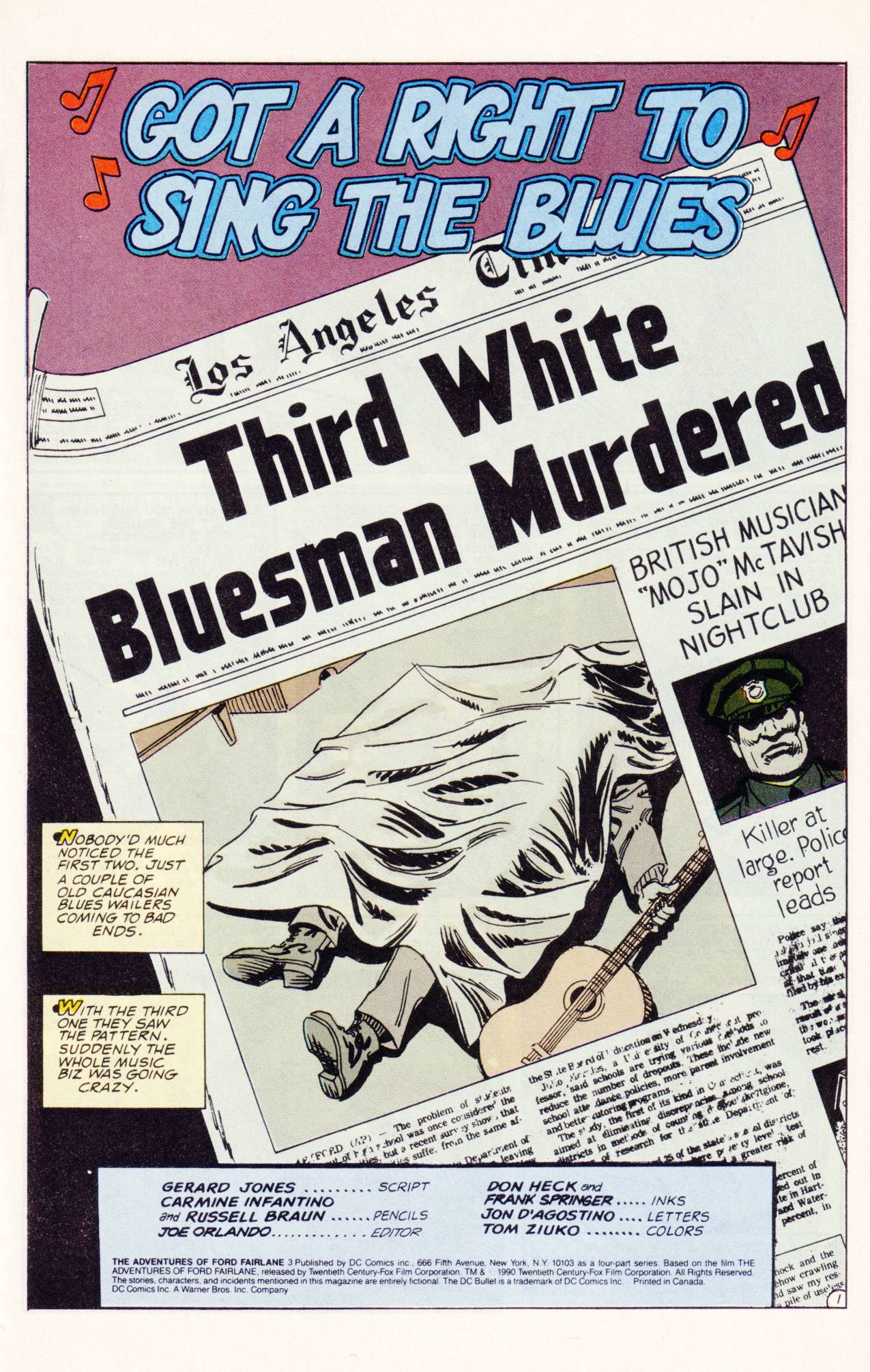 Read online The Adventures Of Ford Fairlane comic -  Issue #3 - 2