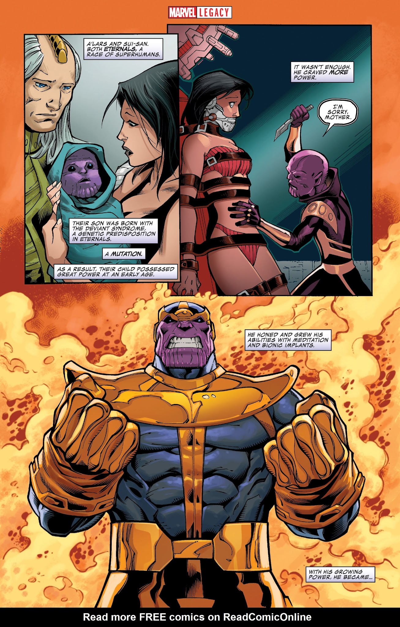 Read online Thanos (2016) comic -  Issue # _Marvel Legacy Primer Pages - 2
