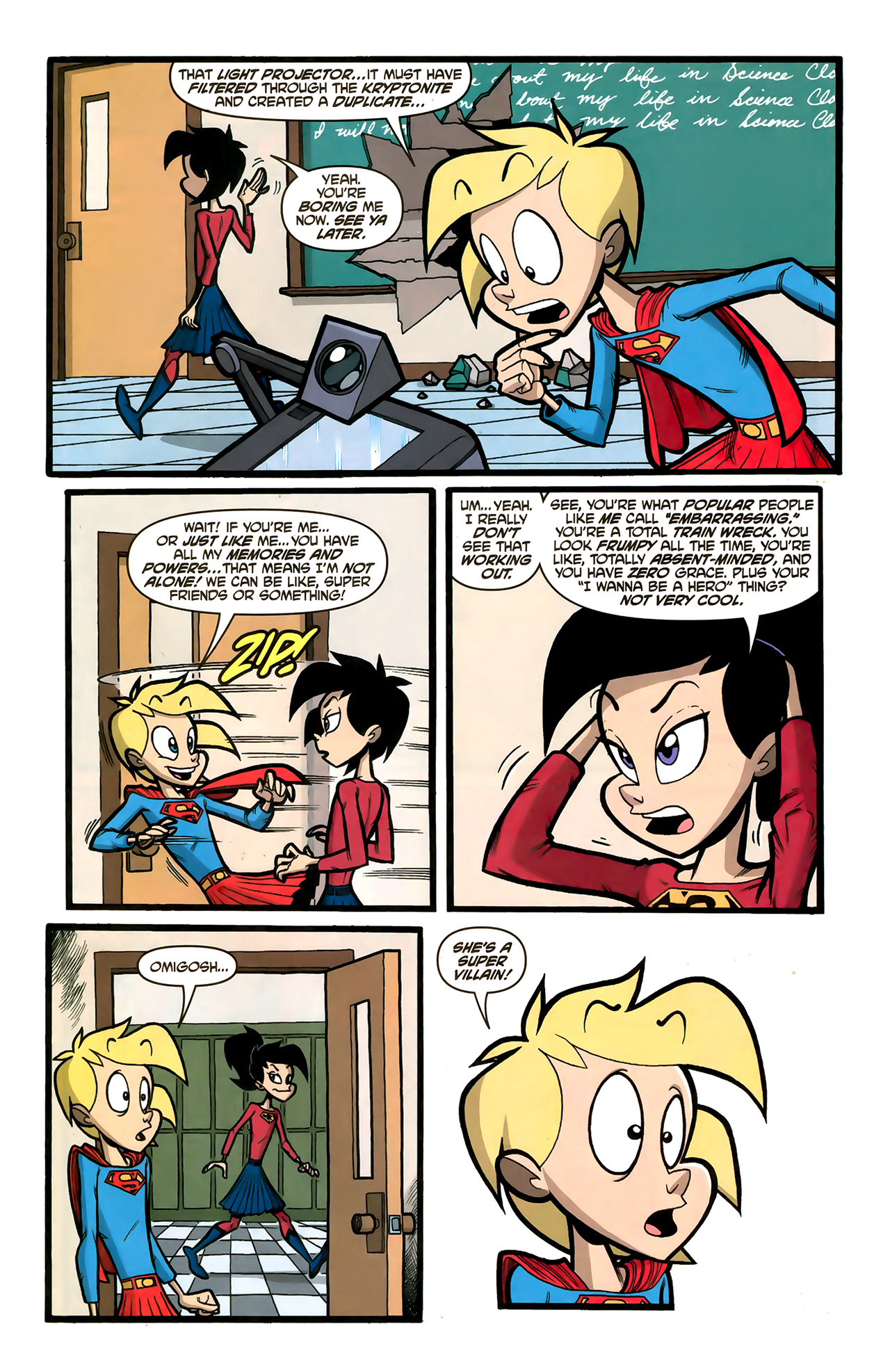Read online Supergirl: Cosmic Adventures in the 8th Grade comic -  Issue #2 - 8
