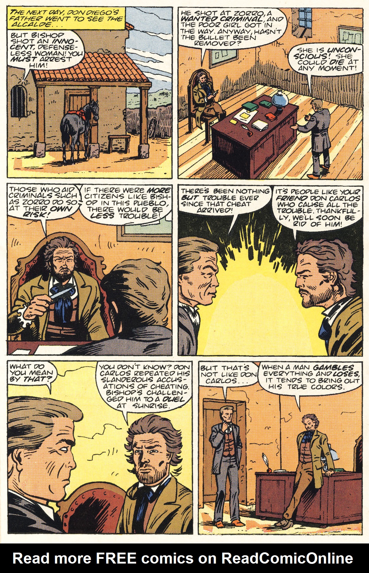 Read online Zorro (1990) comic -  Issue #10 - 11