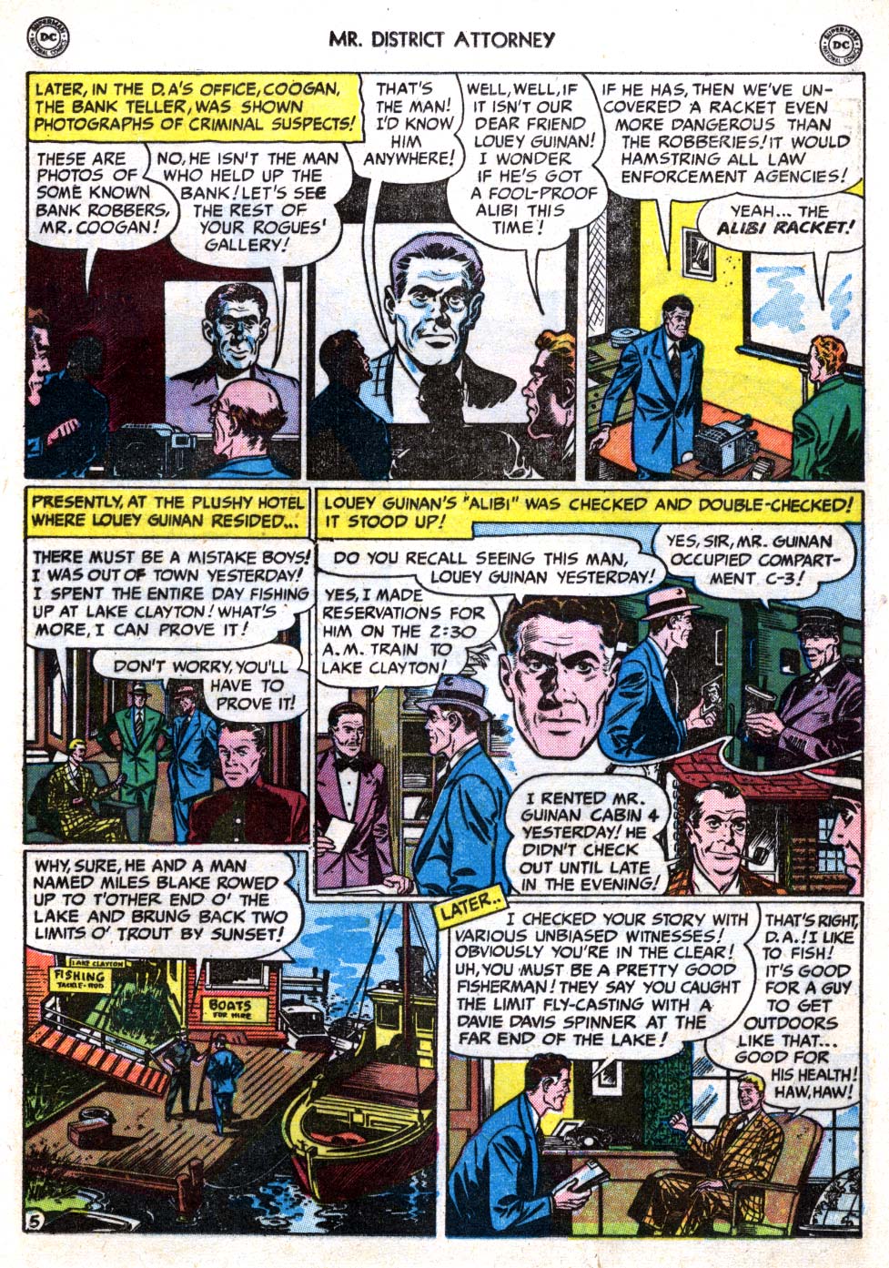 Read online Mr. District Attorney comic -  Issue #14 - 19