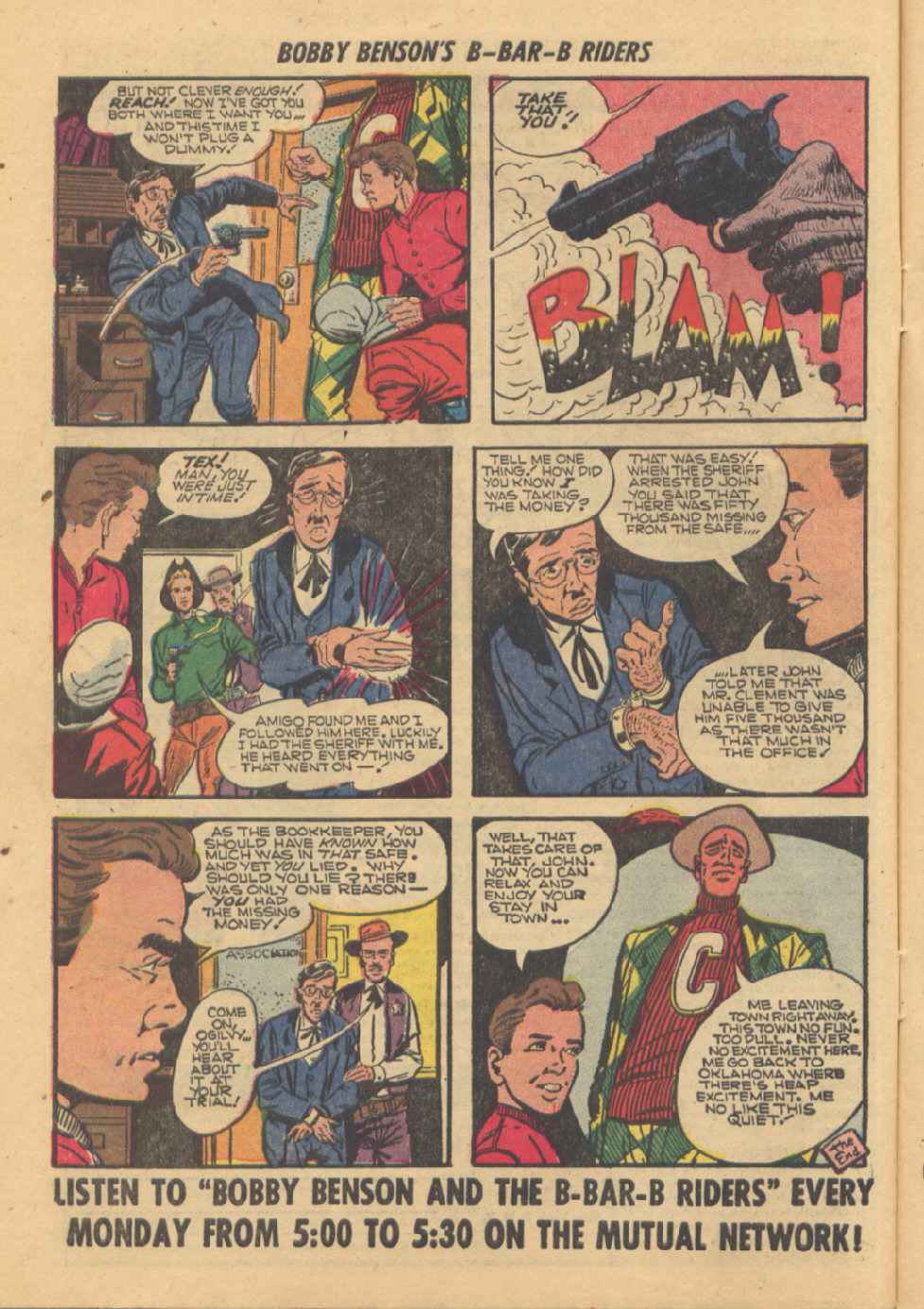 Read online Bobby Benson's B-Bar-B Riders comic -  Issue #19 - 10