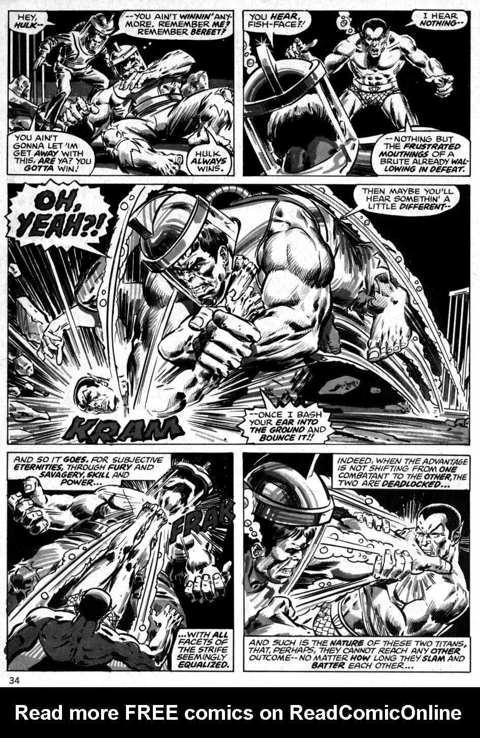 Read online The Rampaging Hulk comic -  Issue #6 - 34